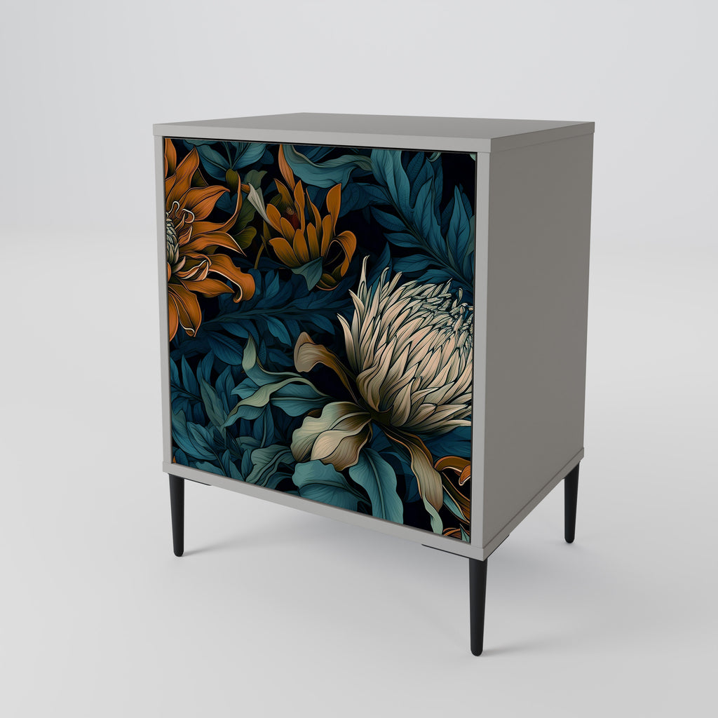 MORNING BLOOM Sideboard mit 1 Tür in Grau