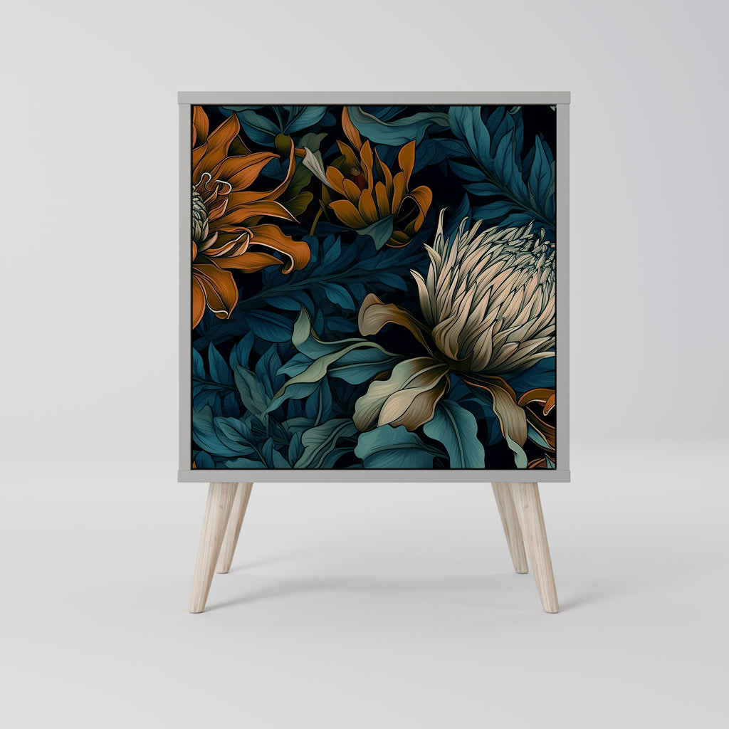 MORNING BLOOM Sideboard mit 1 Tür in Grau