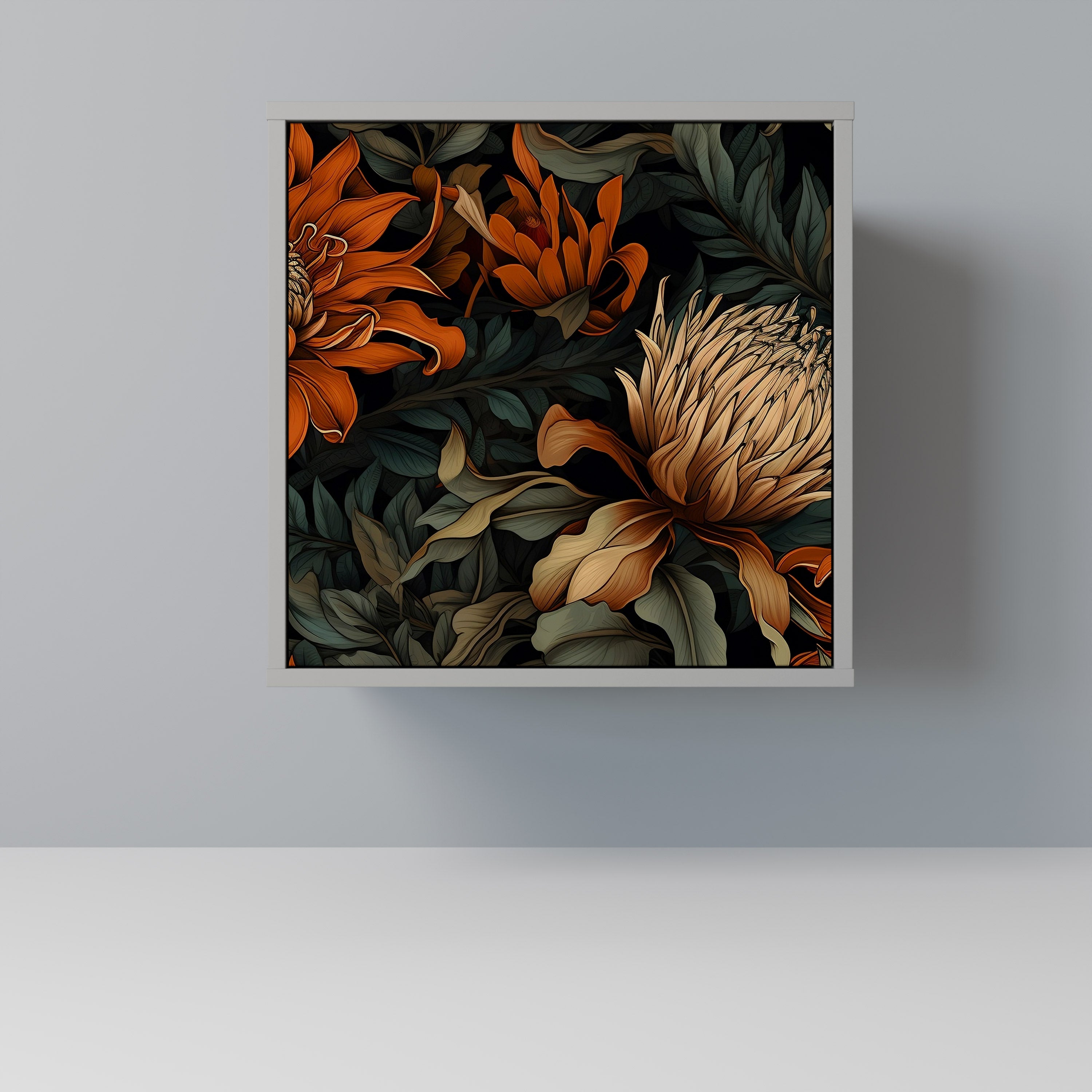 DAWN BLOOM Sideboard mit 1 Tür in Grau