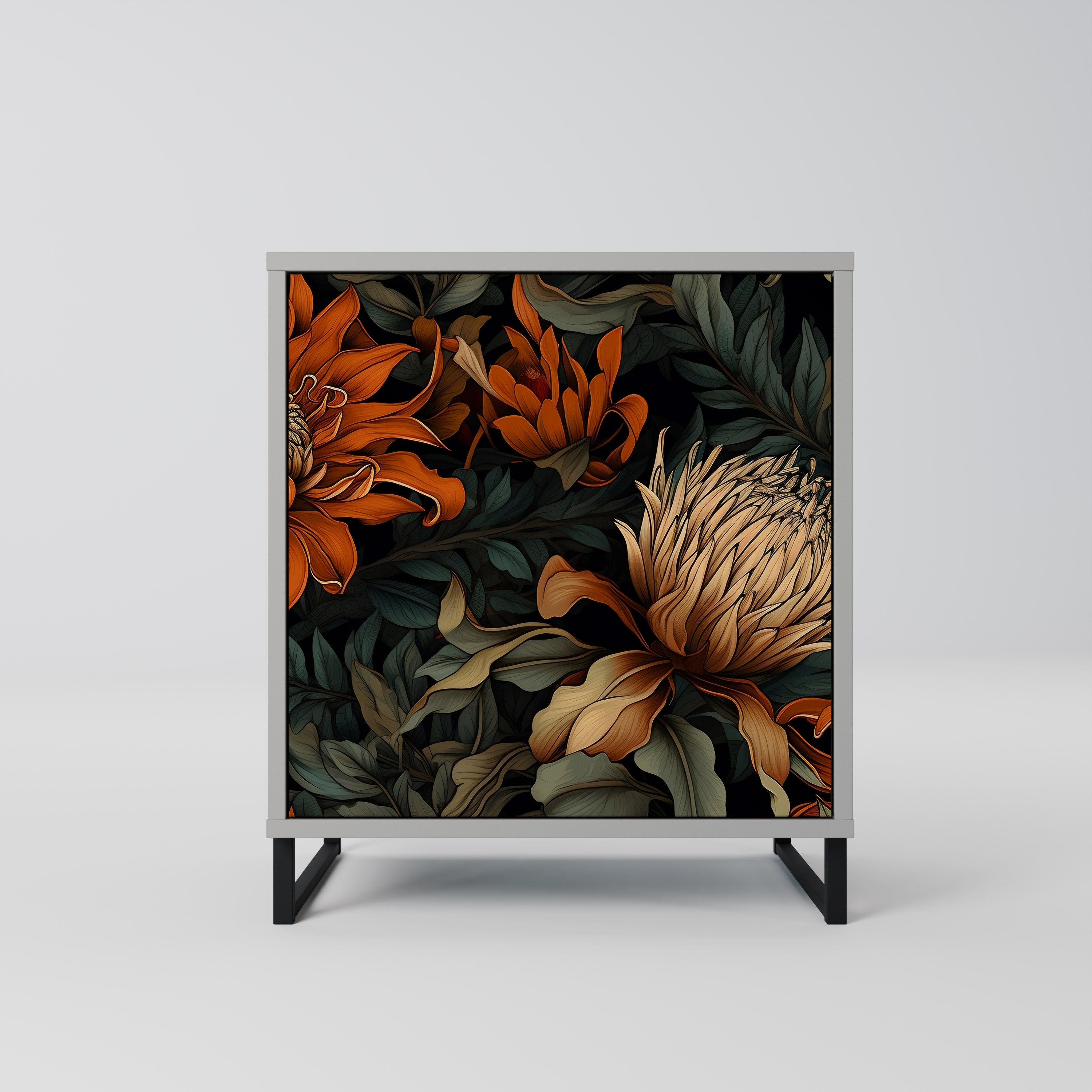 DAWN BLOOM Sideboard mit 1 Tür in Grau