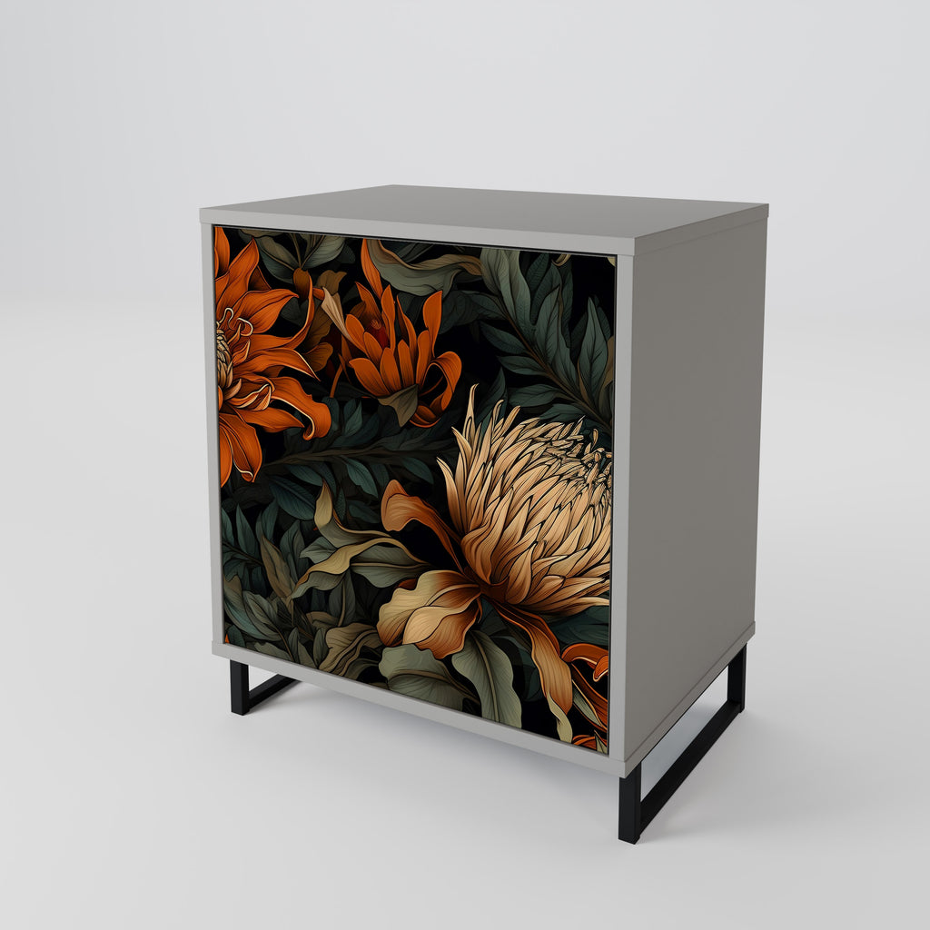 DAWN BLOOM Sideboard mit 1 Tür in Grau