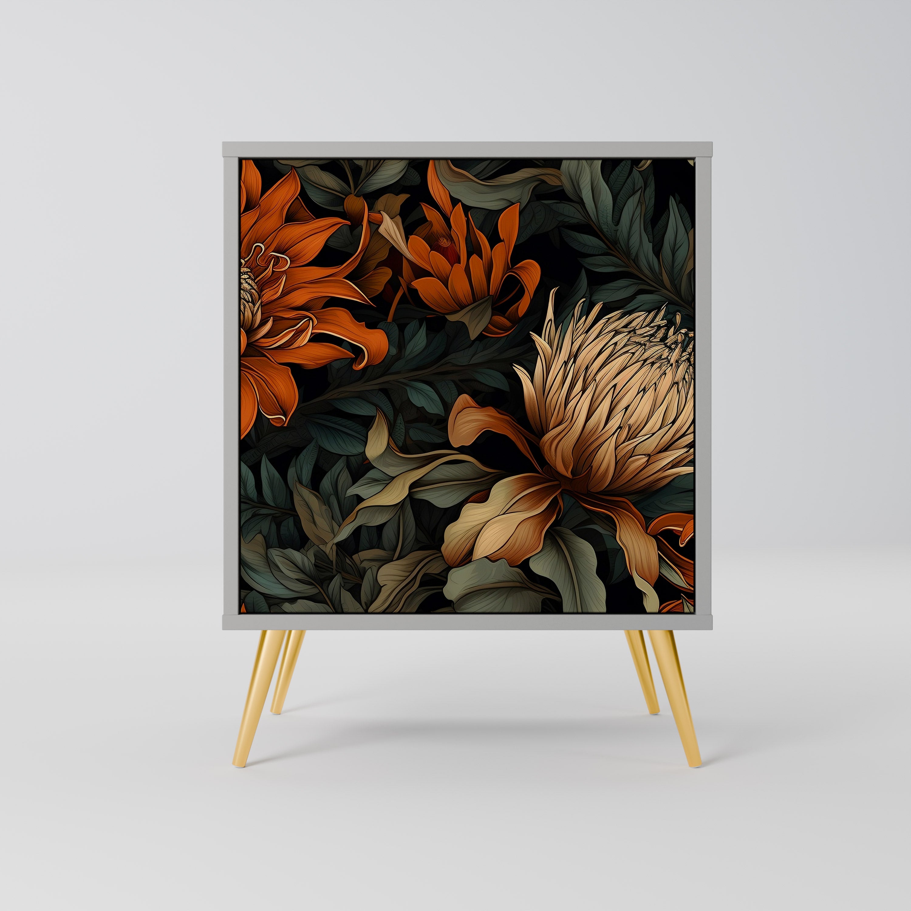 DAWN BLOOM Sideboard mit 1 Tür in Grau