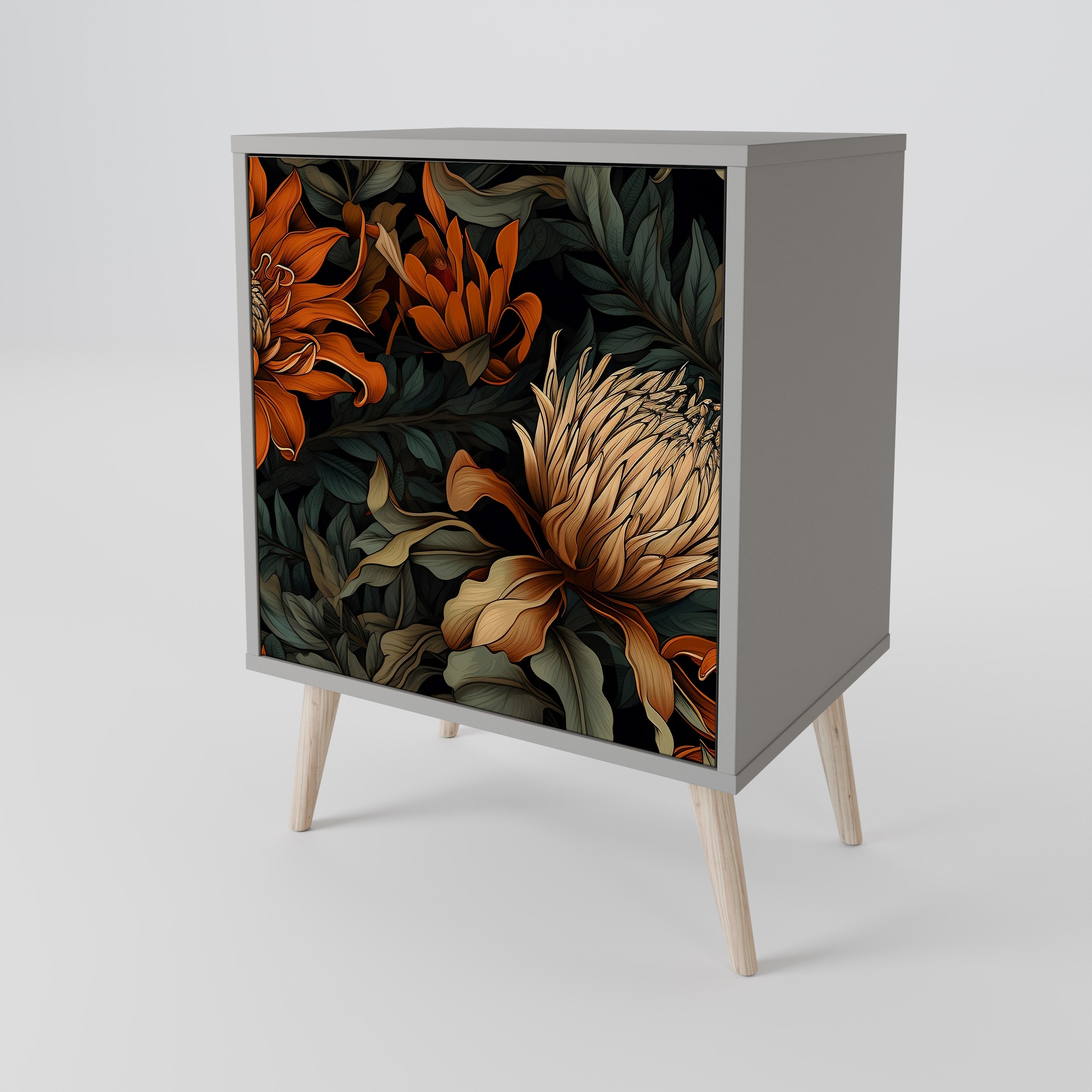 DAWN BLOOM Sideboard mit 1 Tür in Grau