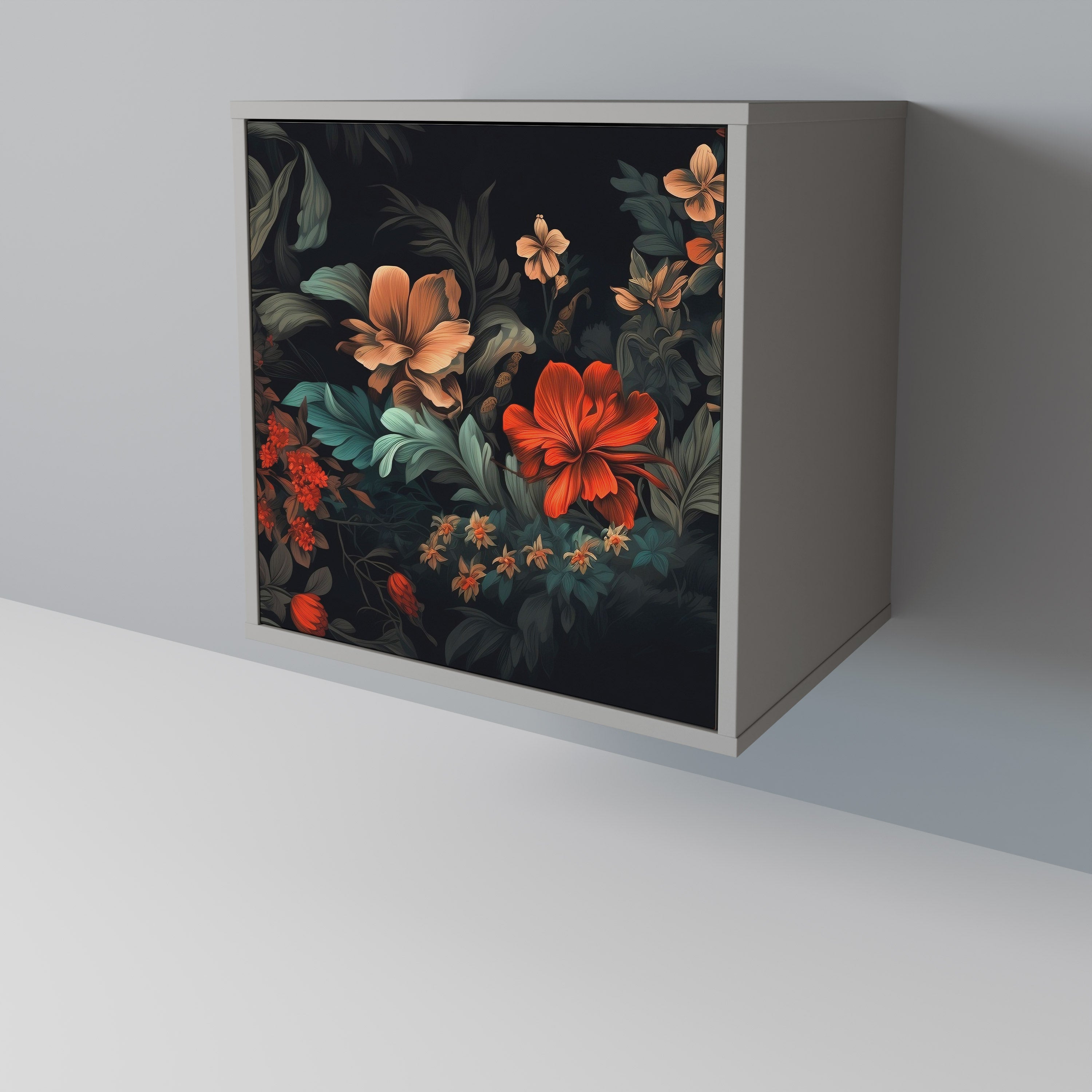 IMAGINARY BLOSSOM Sideboard mit 1 Tür in Grau
