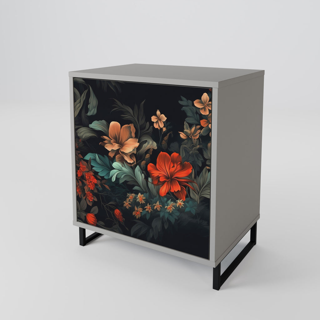IMAGINARY BLOSSOM Sideboard mit 1 Tür in Grau