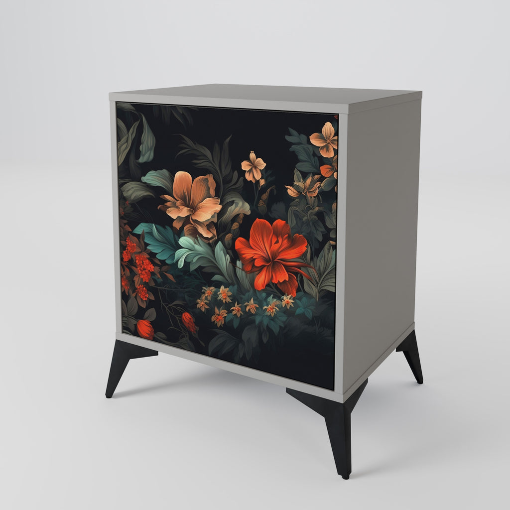 IMAGINARY BLOSSOM Sideboard mit 1 Tür in Grau