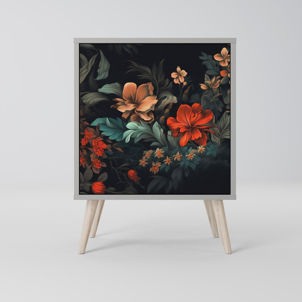 IMAGINARY BLOSSOM Sideboard mit 1 Tür in Grau