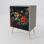 IMAGINARY BLOSSOM Sideboard mit 1 Tür in Grau