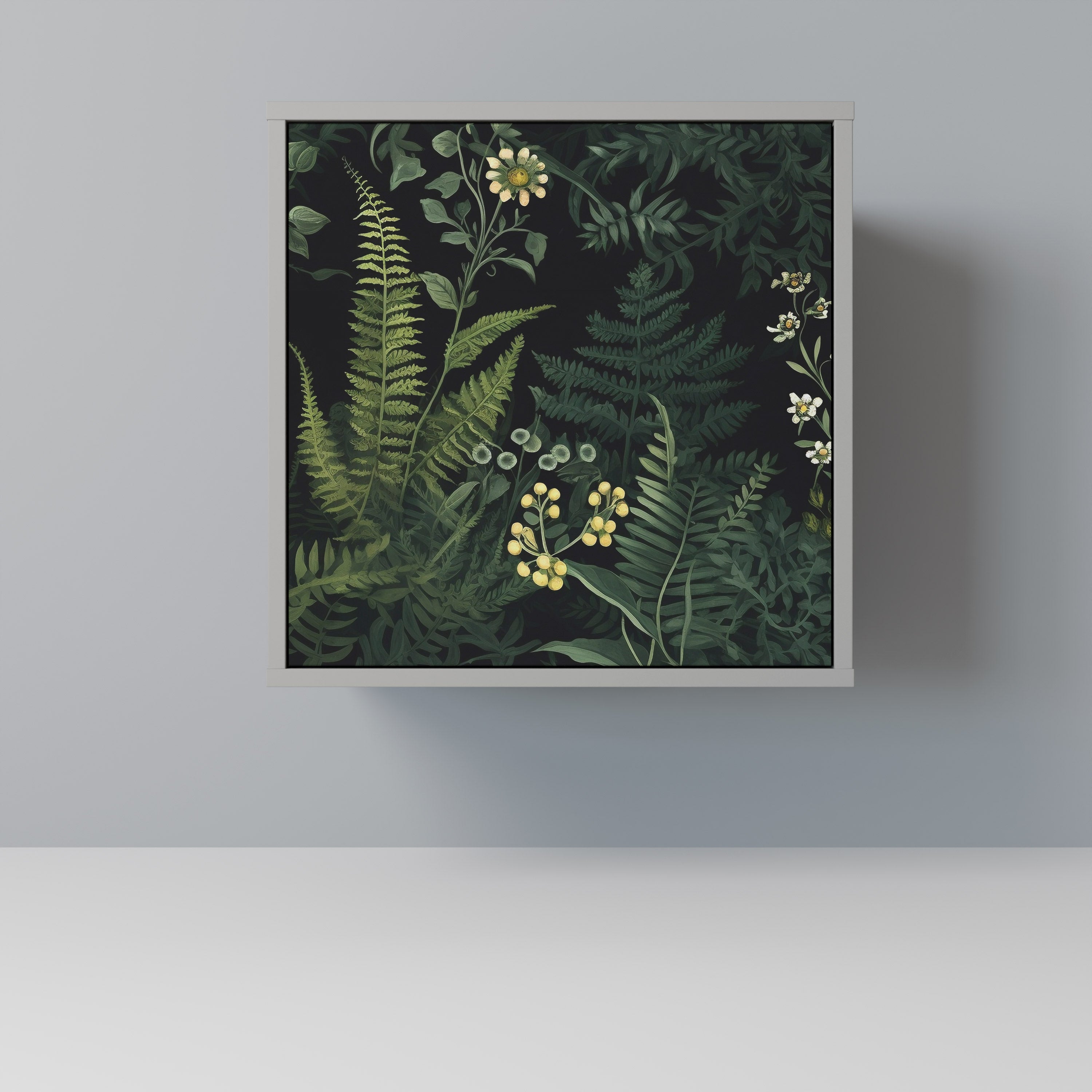 FERN FLOWERS Sideboard mit 1 Tür in Grau