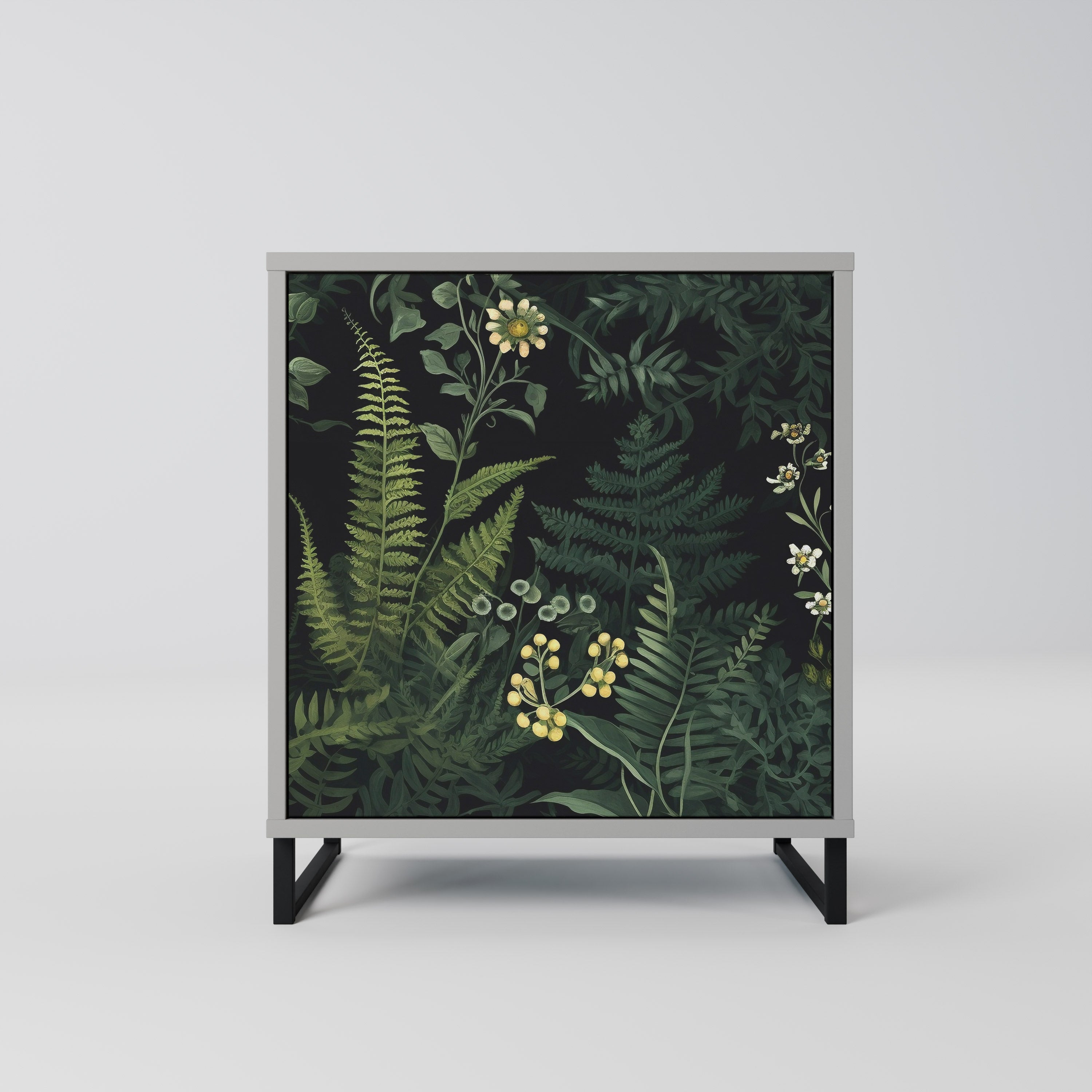 FERN FLOWERS Sideboard mit 1 Tür in Grau