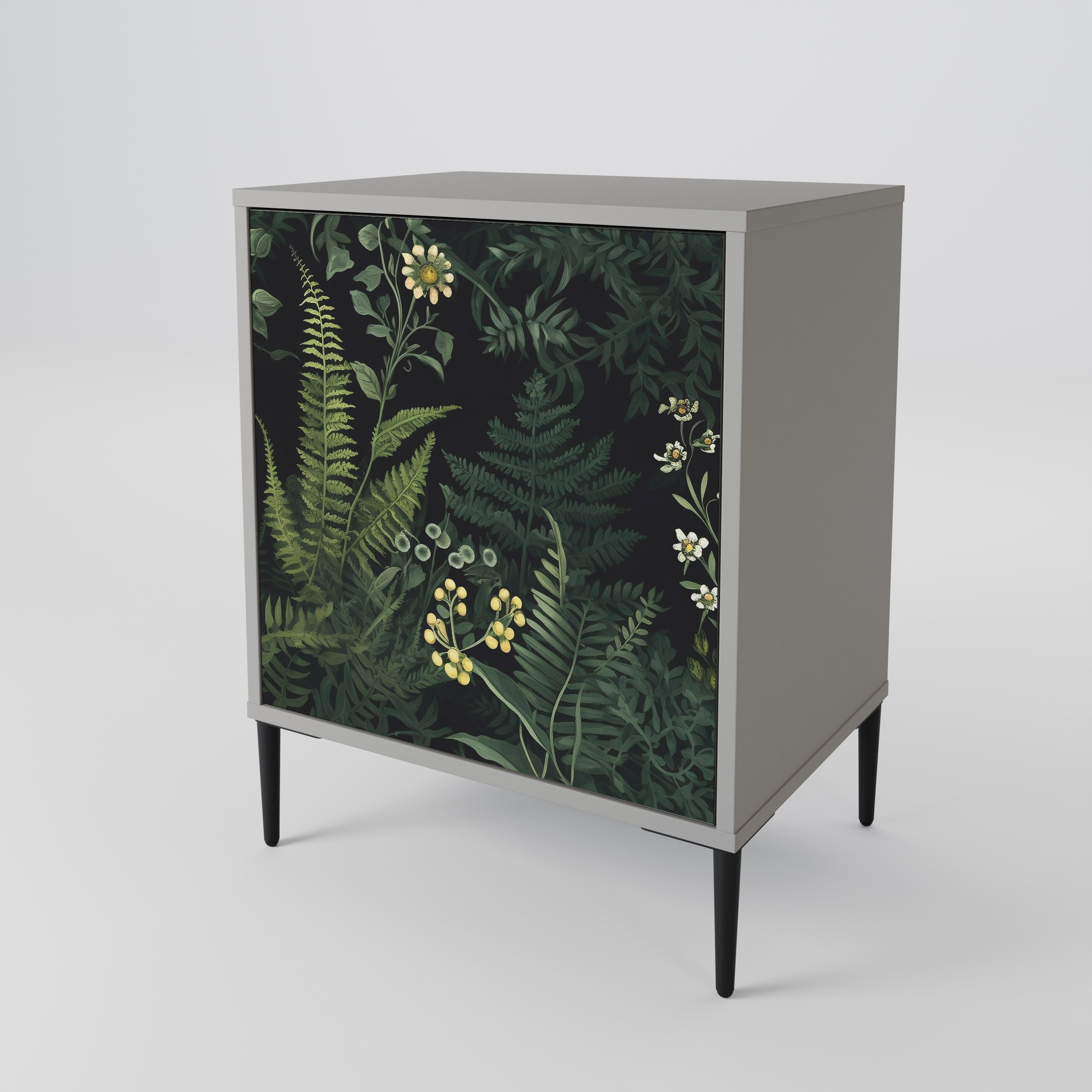 FERN FLOWERS Sideboard mit 1 Tür in Grau