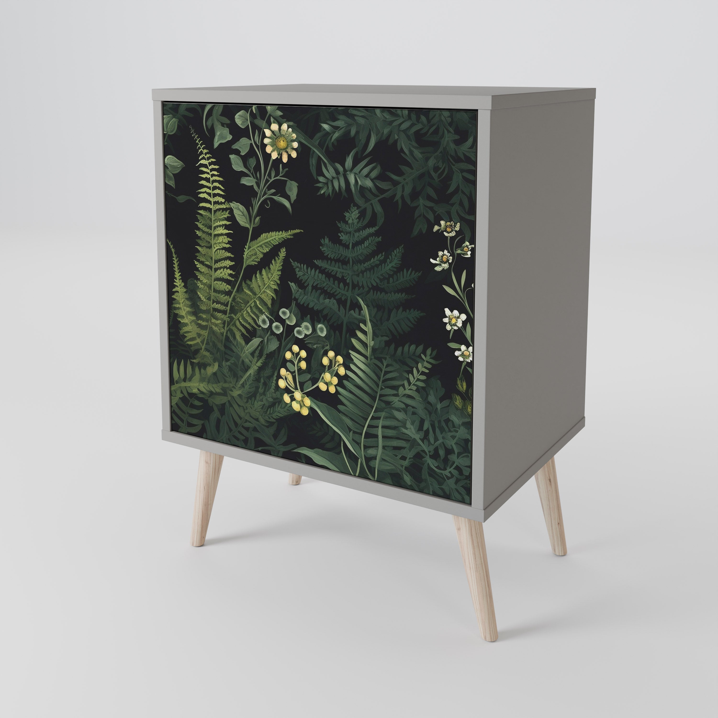 FERN FLOWERS Sideboard mit 1 Tür in Grau