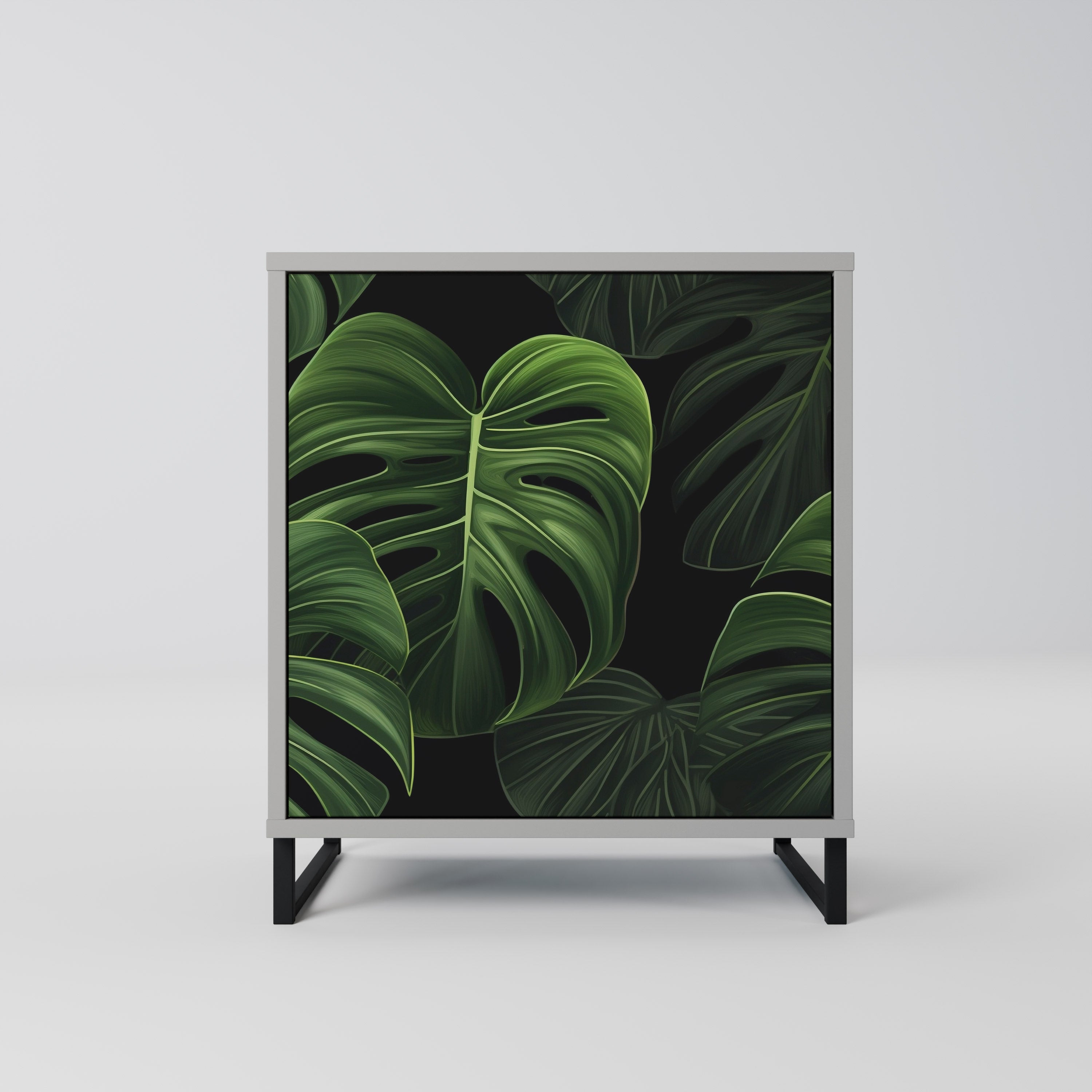 INFINITE MONSTERA Sideboard mit 1 Tür in Grau