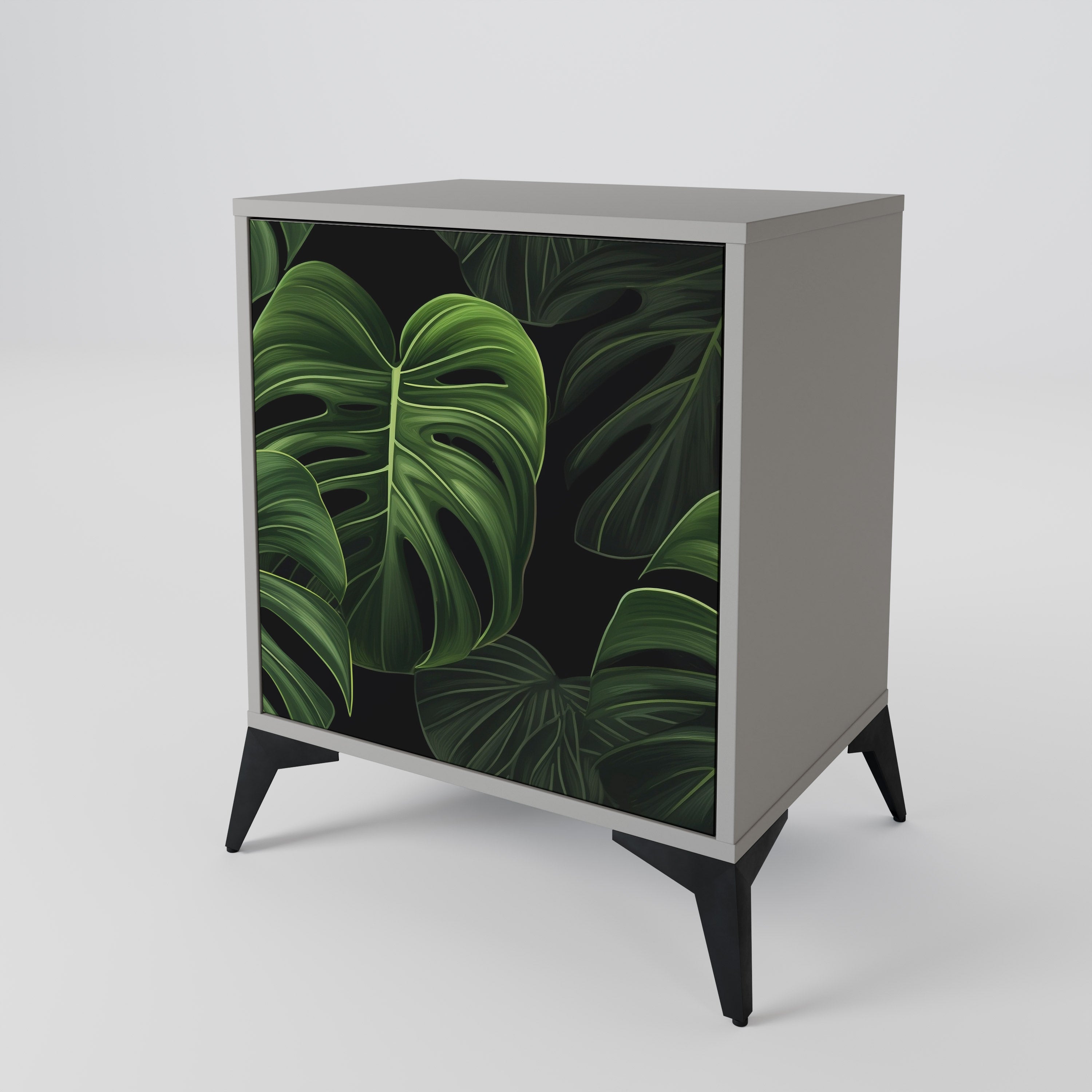 INFINITE MONSTERA Sideboard mit 1 Tür in Grau