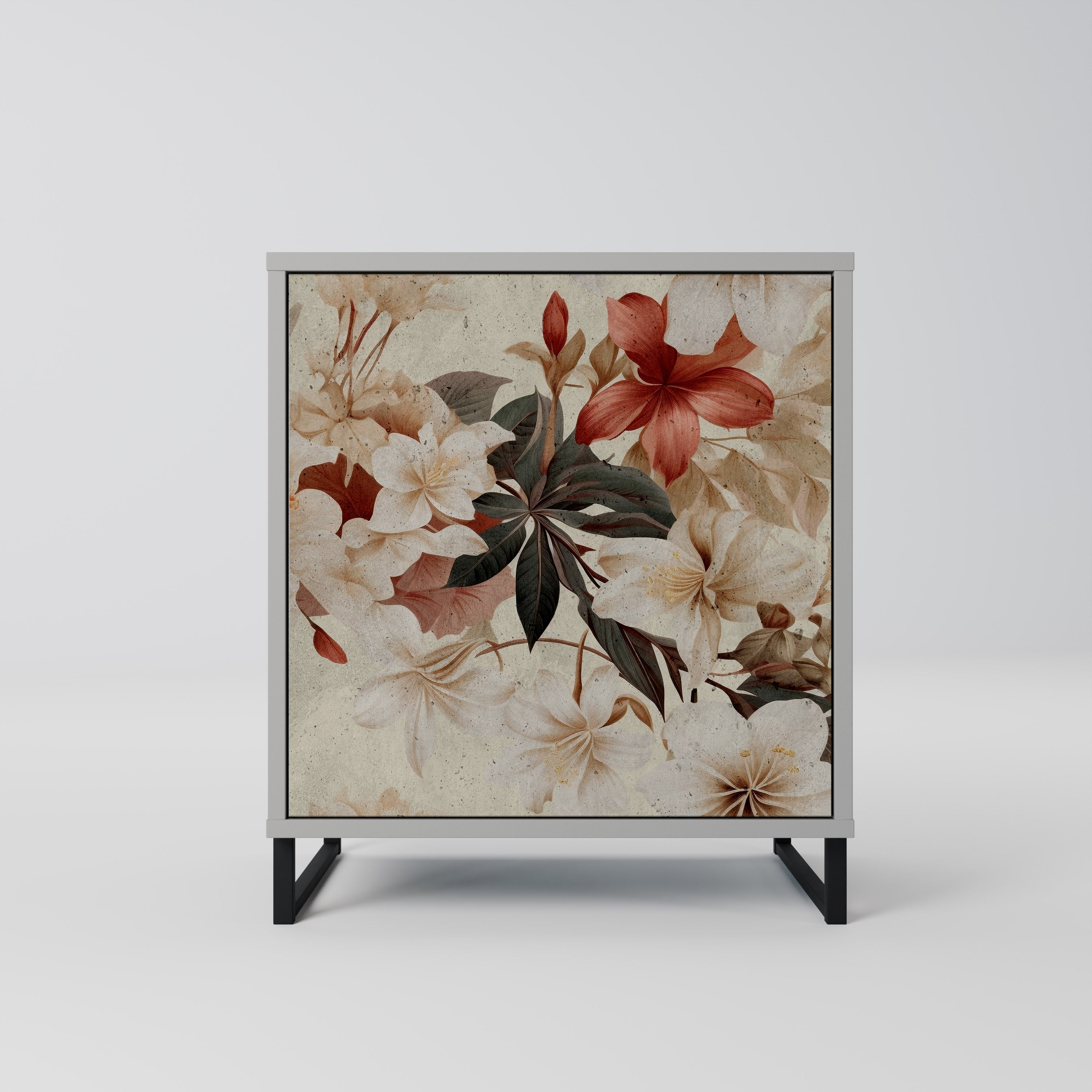 PETAL HARMONY Sideboard mit 1 Tür in Grau