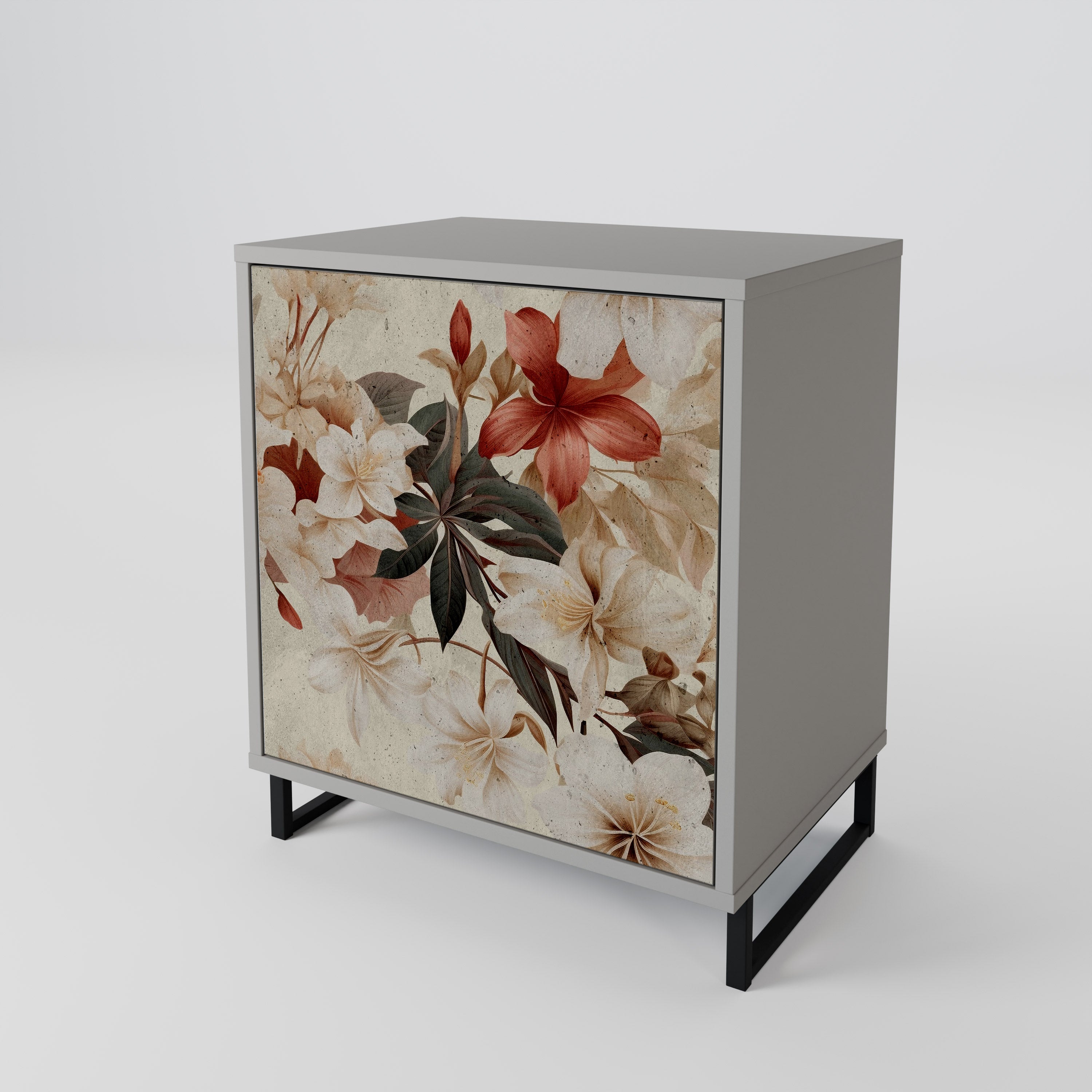 PETAL HARMONY Sideboard mit 1 Tür in Grau