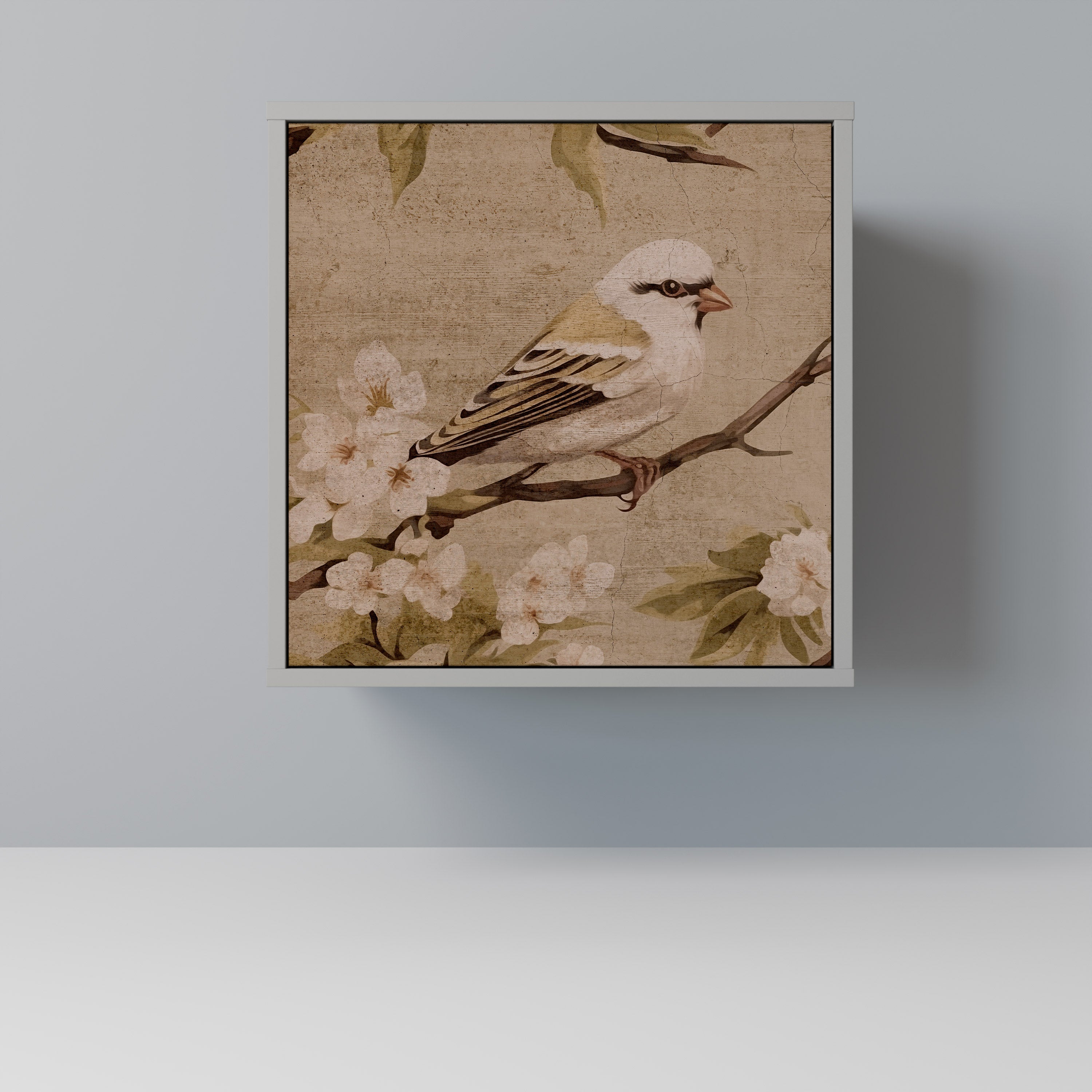 PETAL DISTINGUISH Sideboard mit 1 Tür in Grau