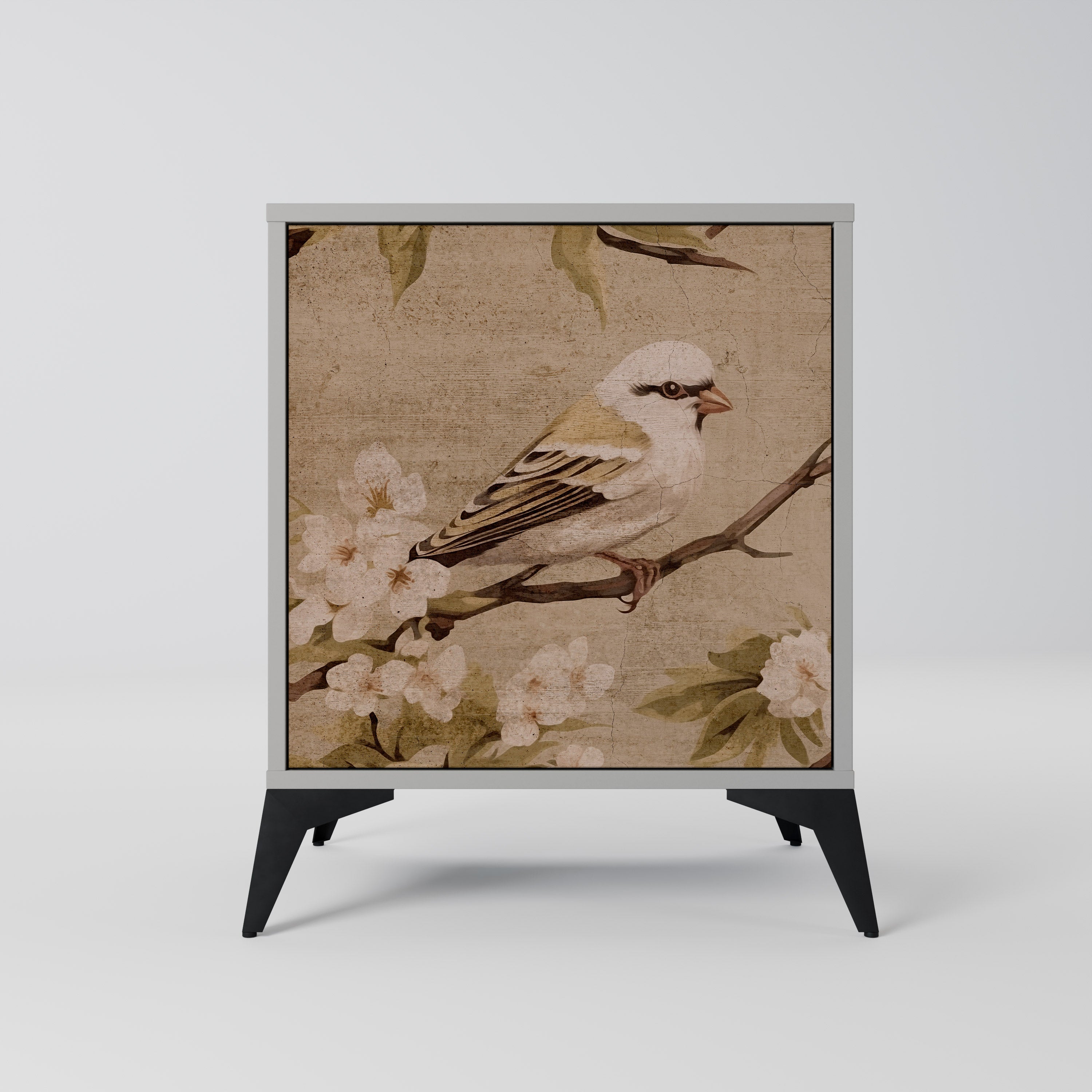 PETAL DISTINGUISH Sideboard mit 1 Tür in Grau