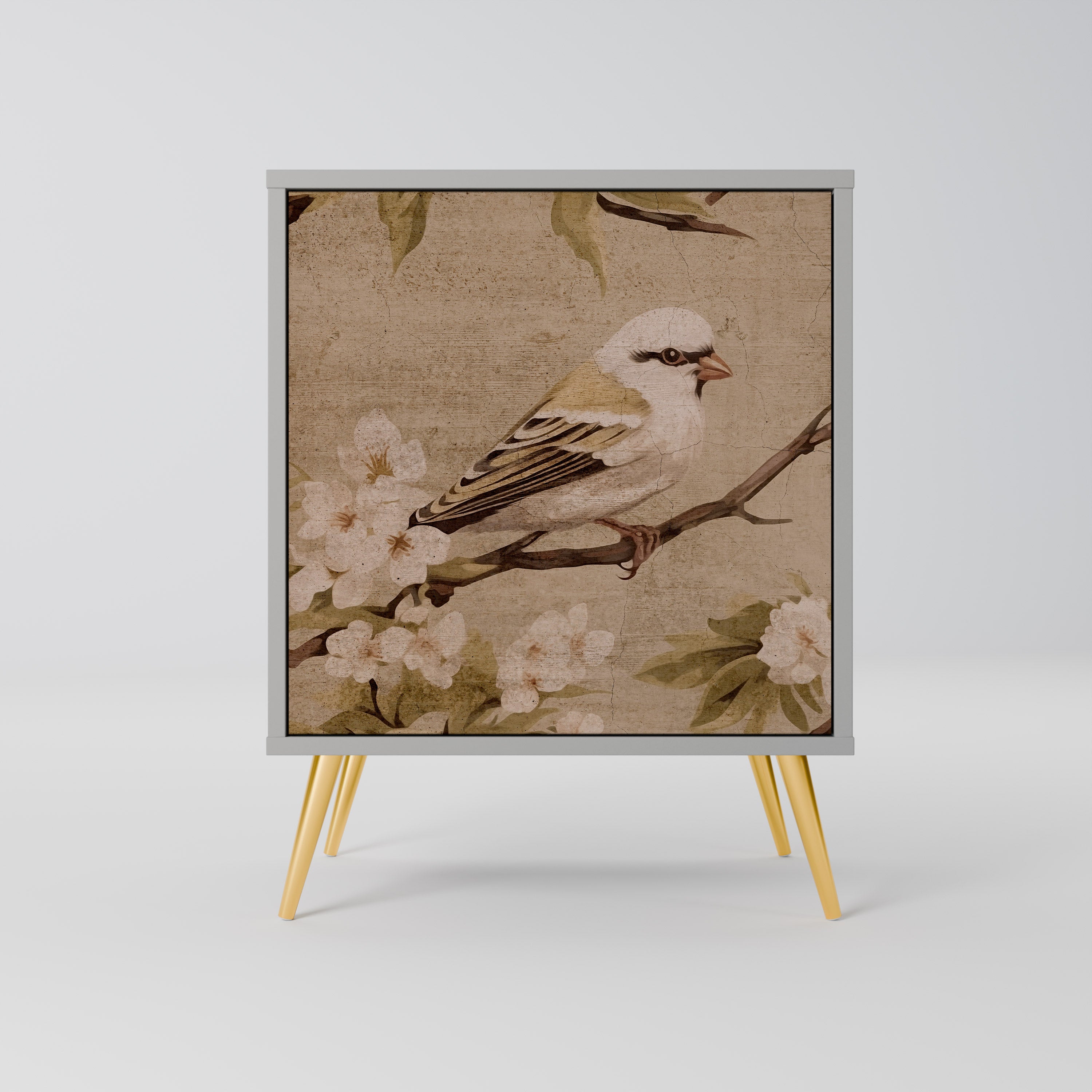 PETAL DISTINGUISH Sideboard mit 1 Tür in Grau