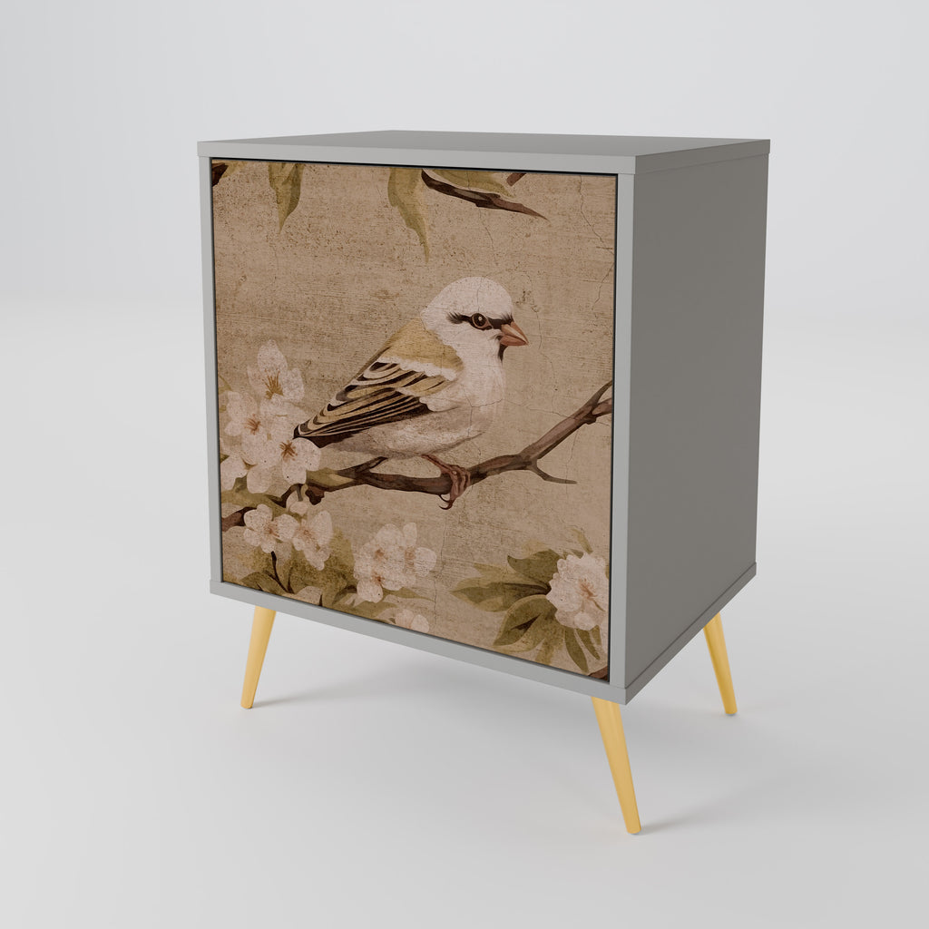 PETAL DISTINGUISH Sideboard mit 1 Tür in Grau