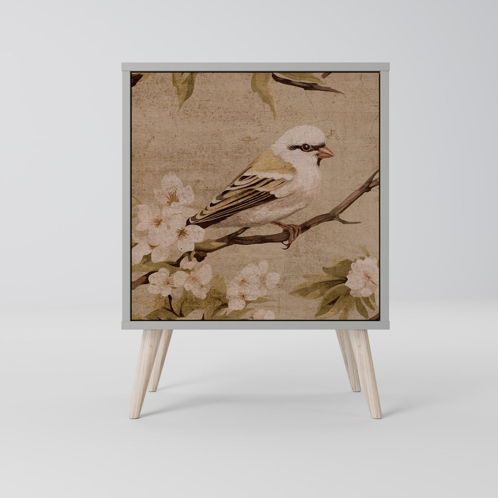 PETAL DISTINGUISH Sideboard mit 1 Tür in Grau