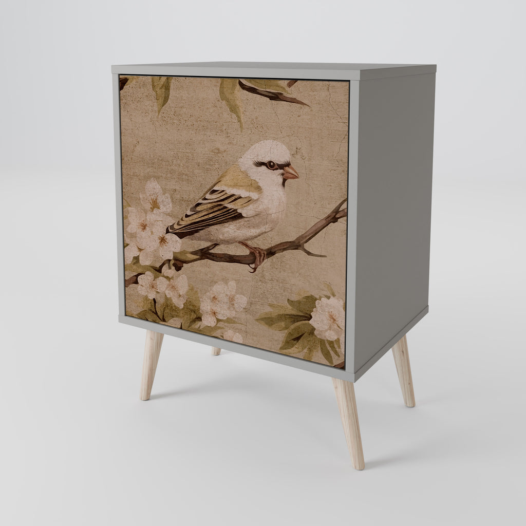 PETAL DISTINGUISH Sideboard mit 1 Tür in Grau