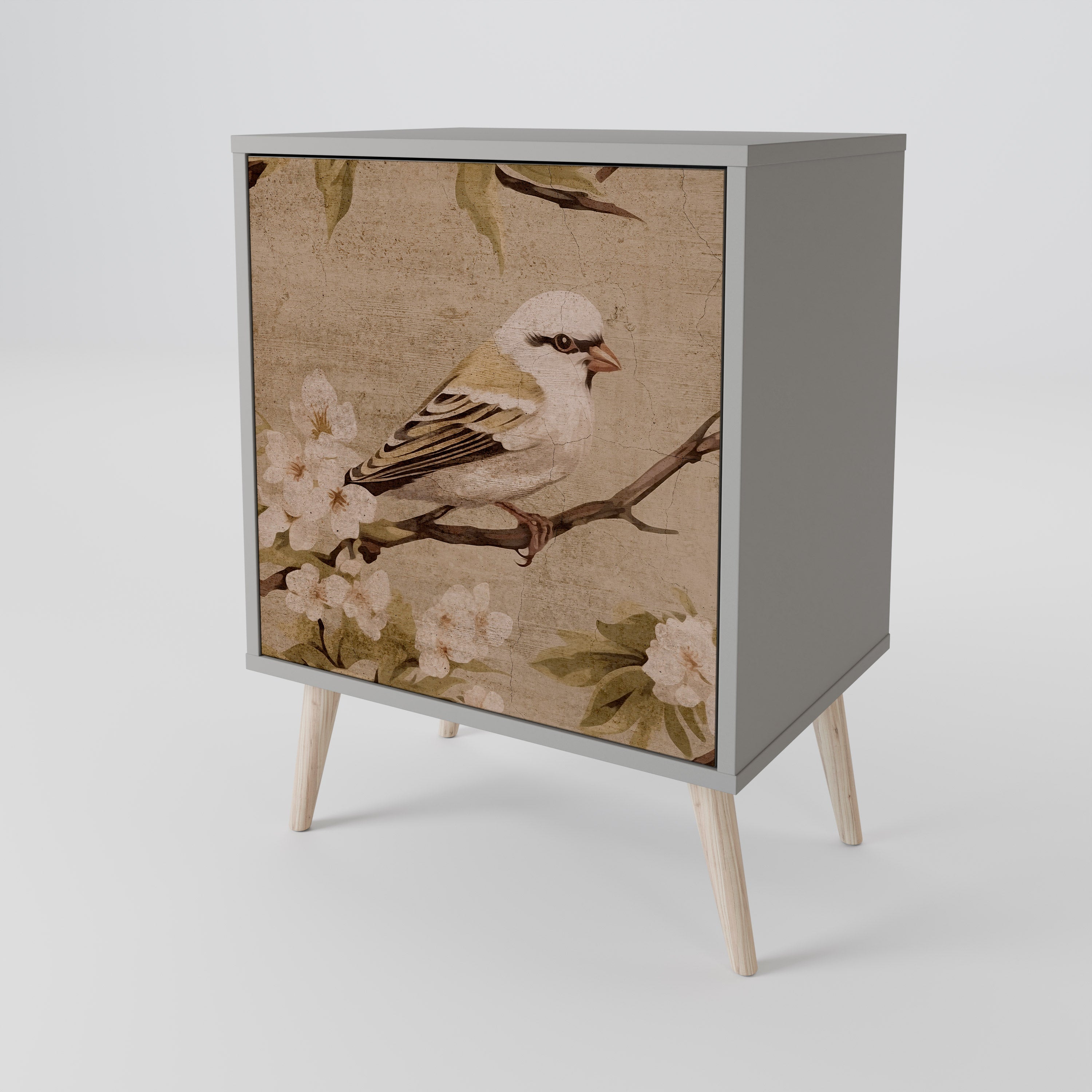 PETAL DISTINGUISH Sideboard mit 1 Tür in Grau