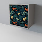 FOWL ORNAMENT Sideboard mit 1 Tür in Grau