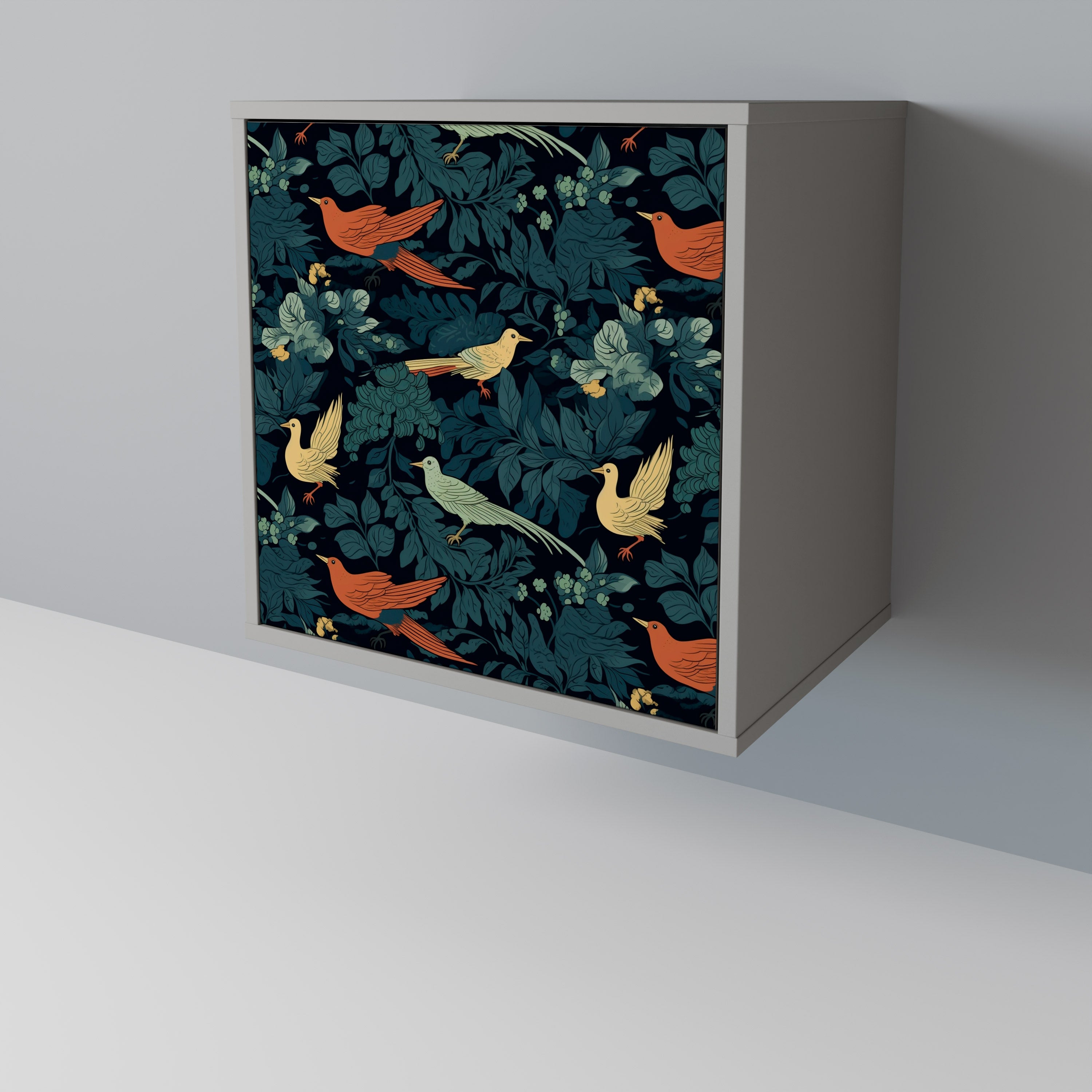 FOWL ORNAMENT Sideboard mit 1 Tür in Grau