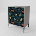 FOWL ORNAMENT Sideboard mit 1 Tür in Grau