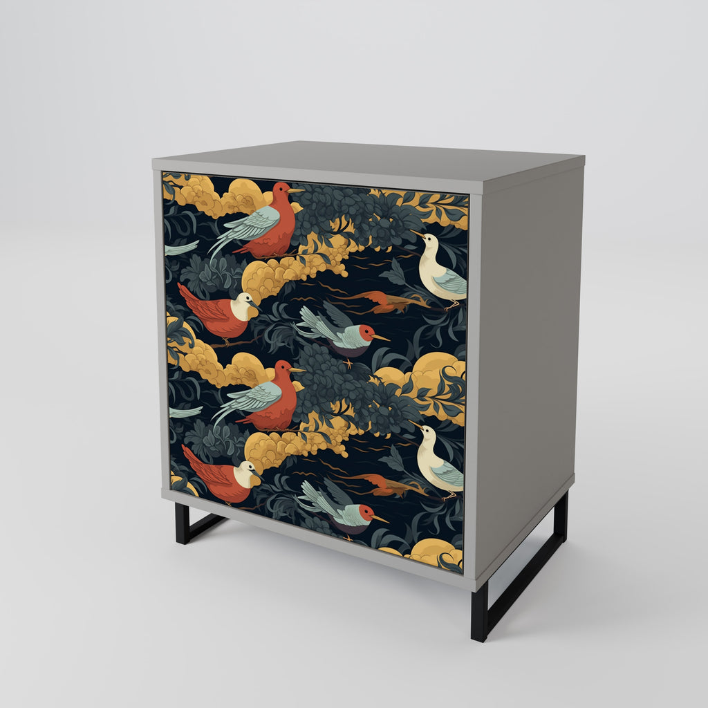 FOWLY DAZE Sideboard mit 1 Tür in Grau