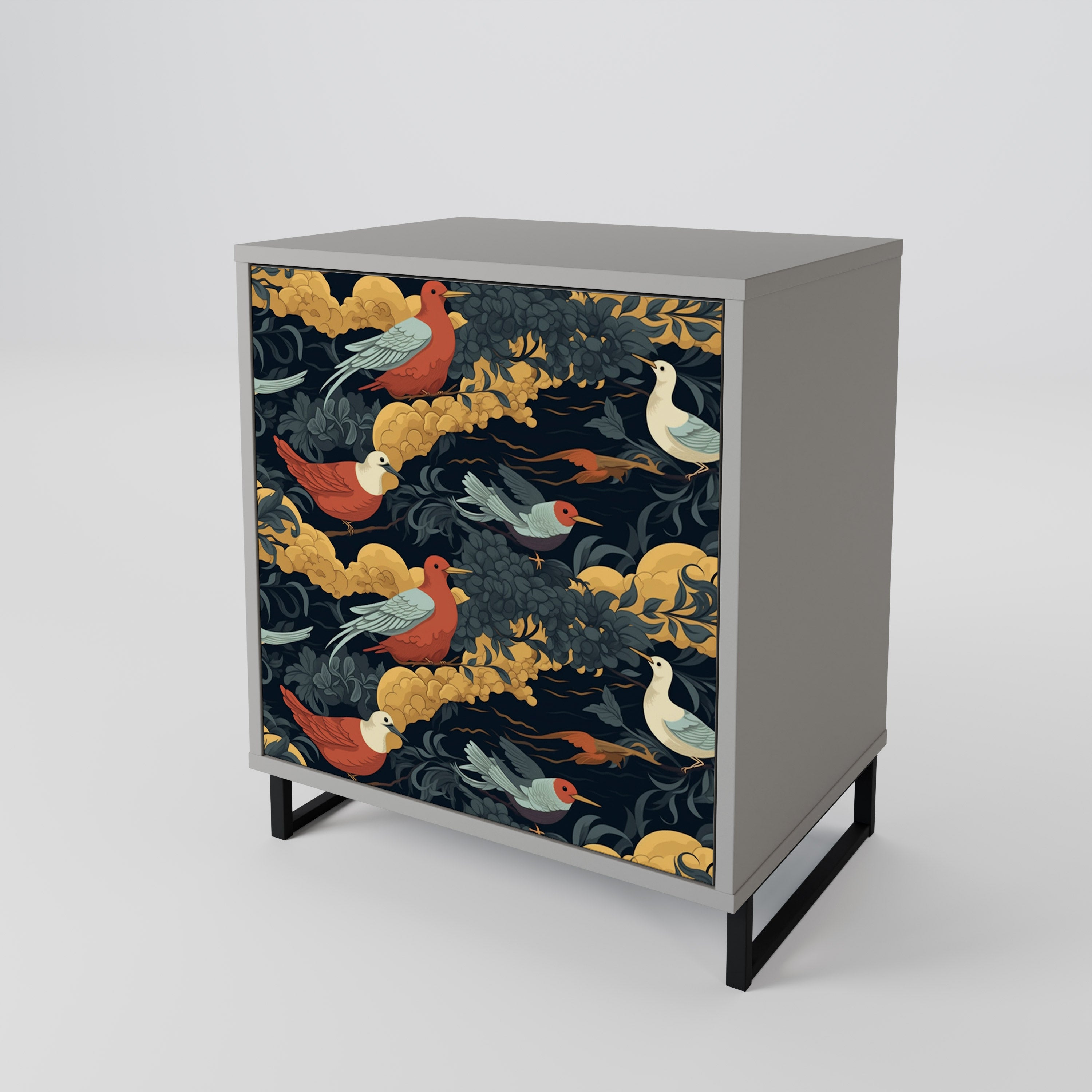 FOWLY DAZE Sideboard mit 1 Tür in Grau