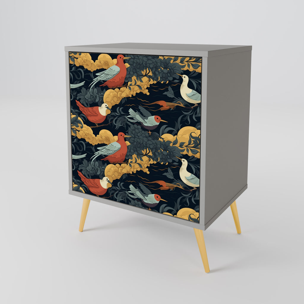 FOWLY DAZE Sideboard mit 1 Tür in Grau