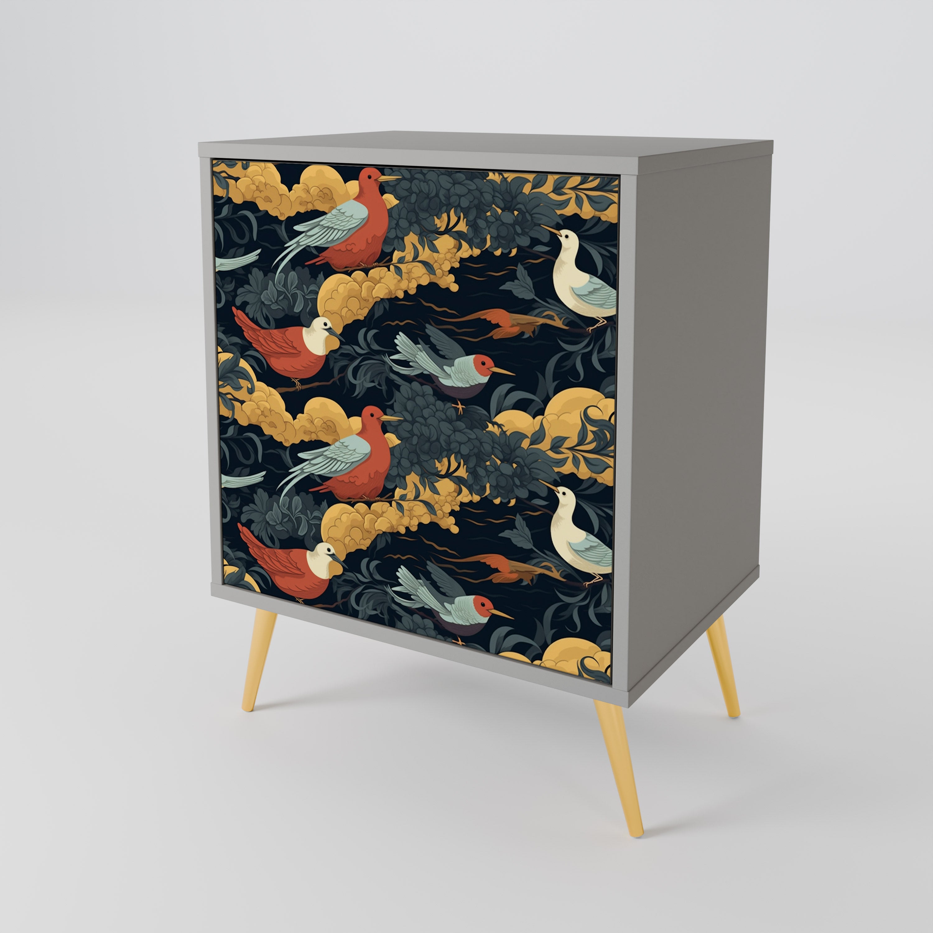FOWLY DAZE Sideboard mit 1 Tür in Grau