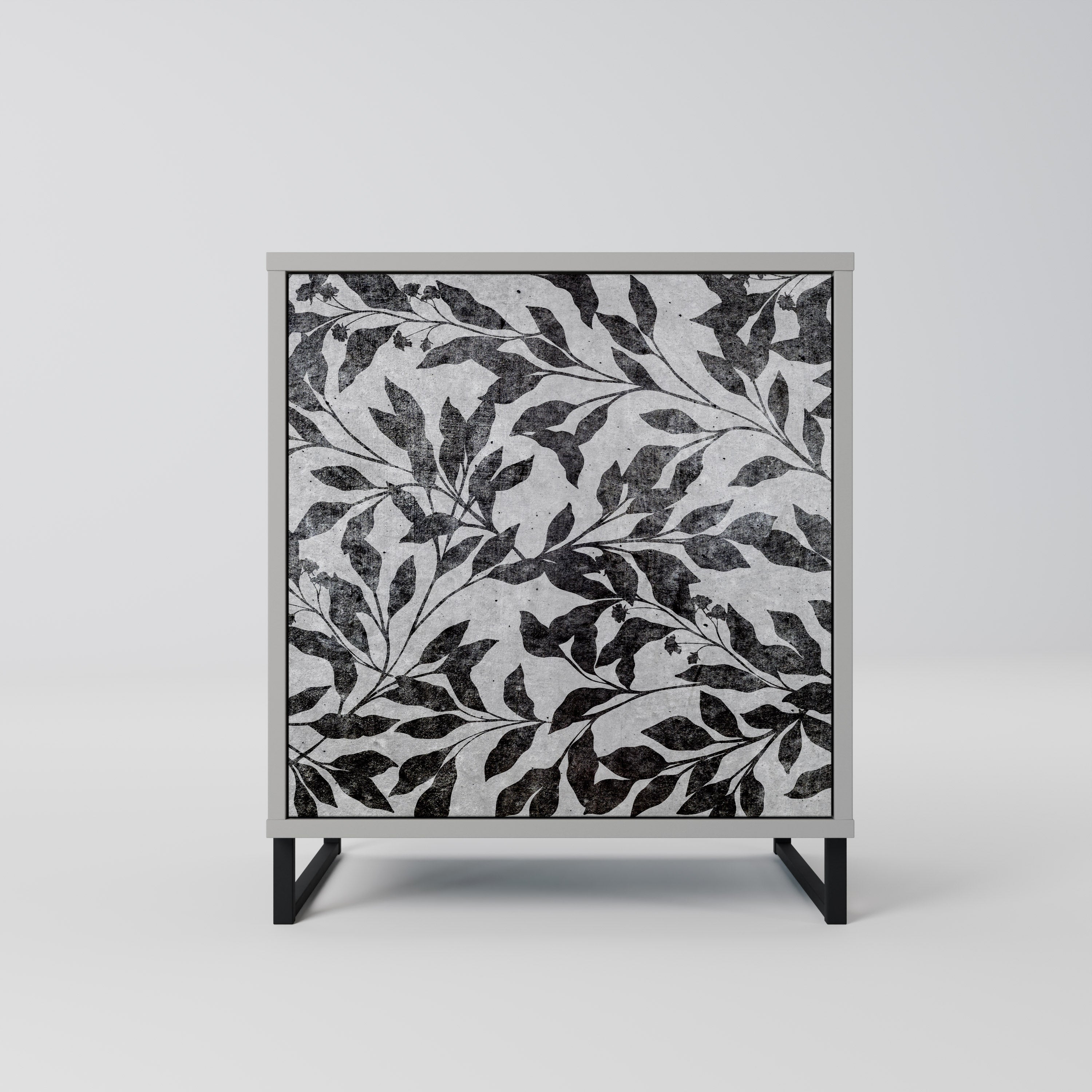 CHARCOAL SPROUT Sideboard mit 1 Tür in Grau