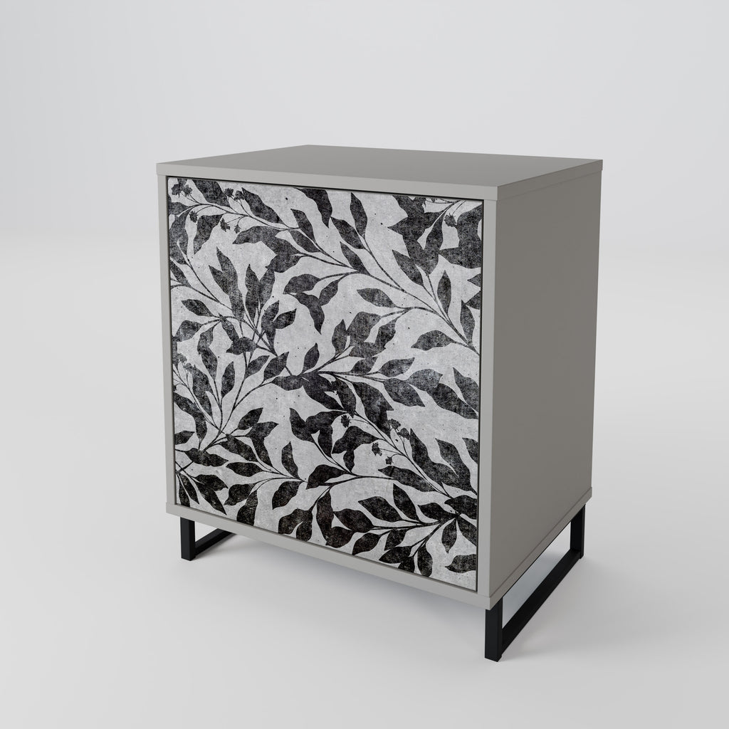 CHARCOAL SPROUT Sideboard mit 1 Tür in Grau