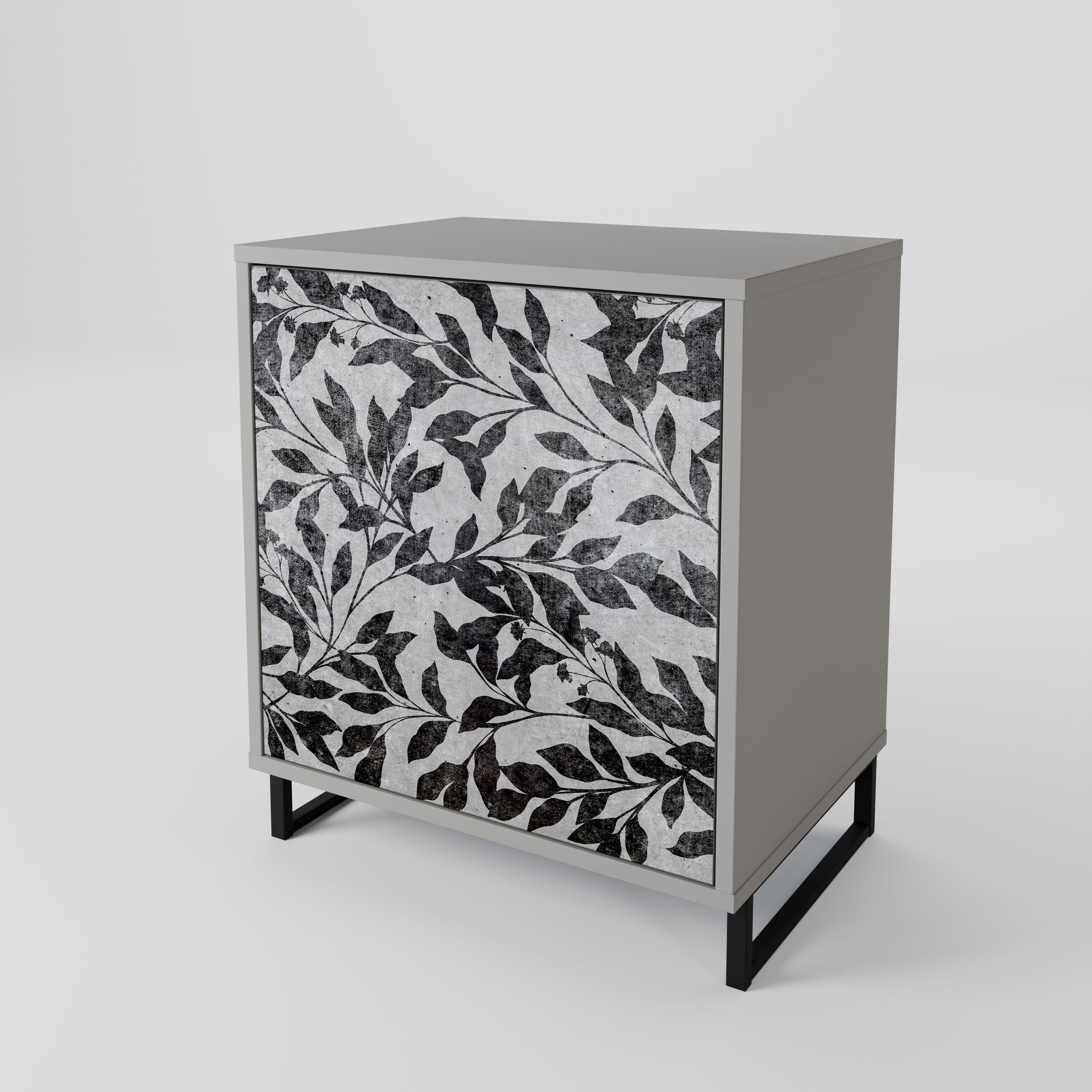CHARCOAL SPROUT Sideboard mit 1 Tür in Grau