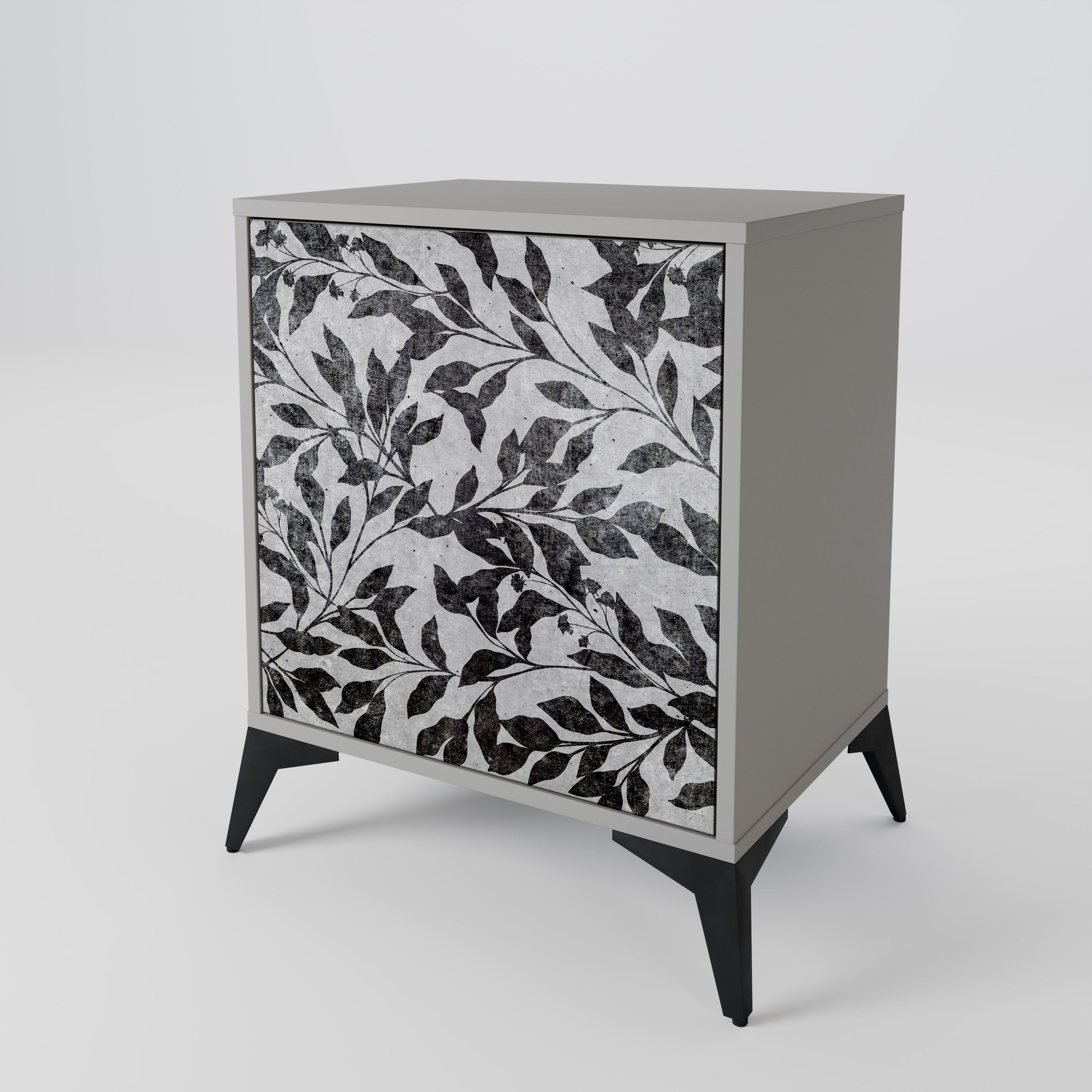 CHARCOAL SPROUT Sideboard mit 1 Tür in Grau