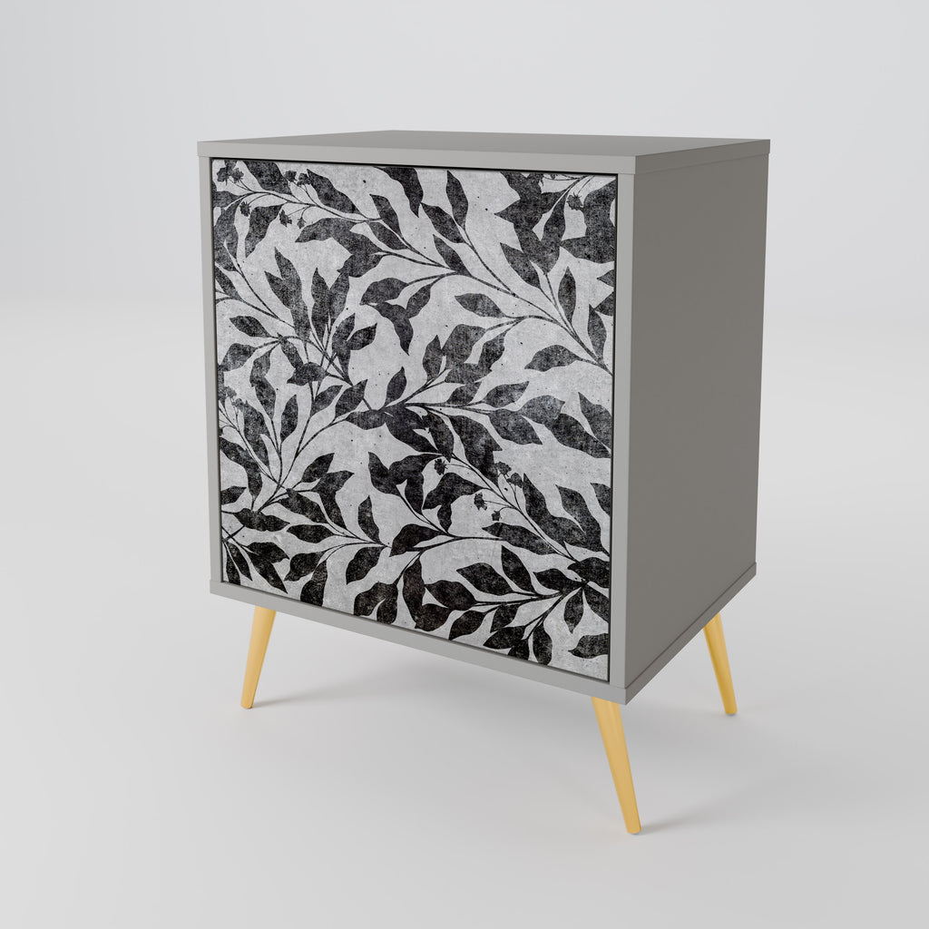 CHARCOAL SPROUT Sideboard mit 1 Tür in Grau