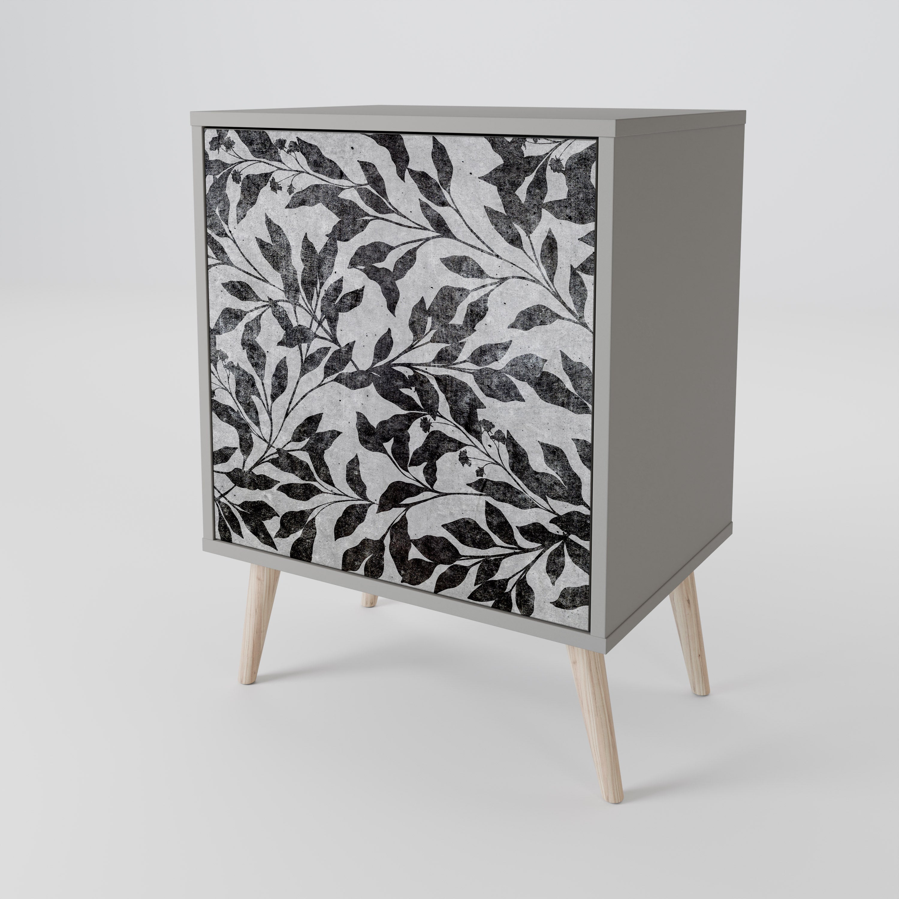 CHARCOAL SPROUT Sideboard mit 1 Tür in Grau