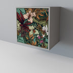 BOTANICAL EMERGENCE Sideboard mit 1 Tür in Grau