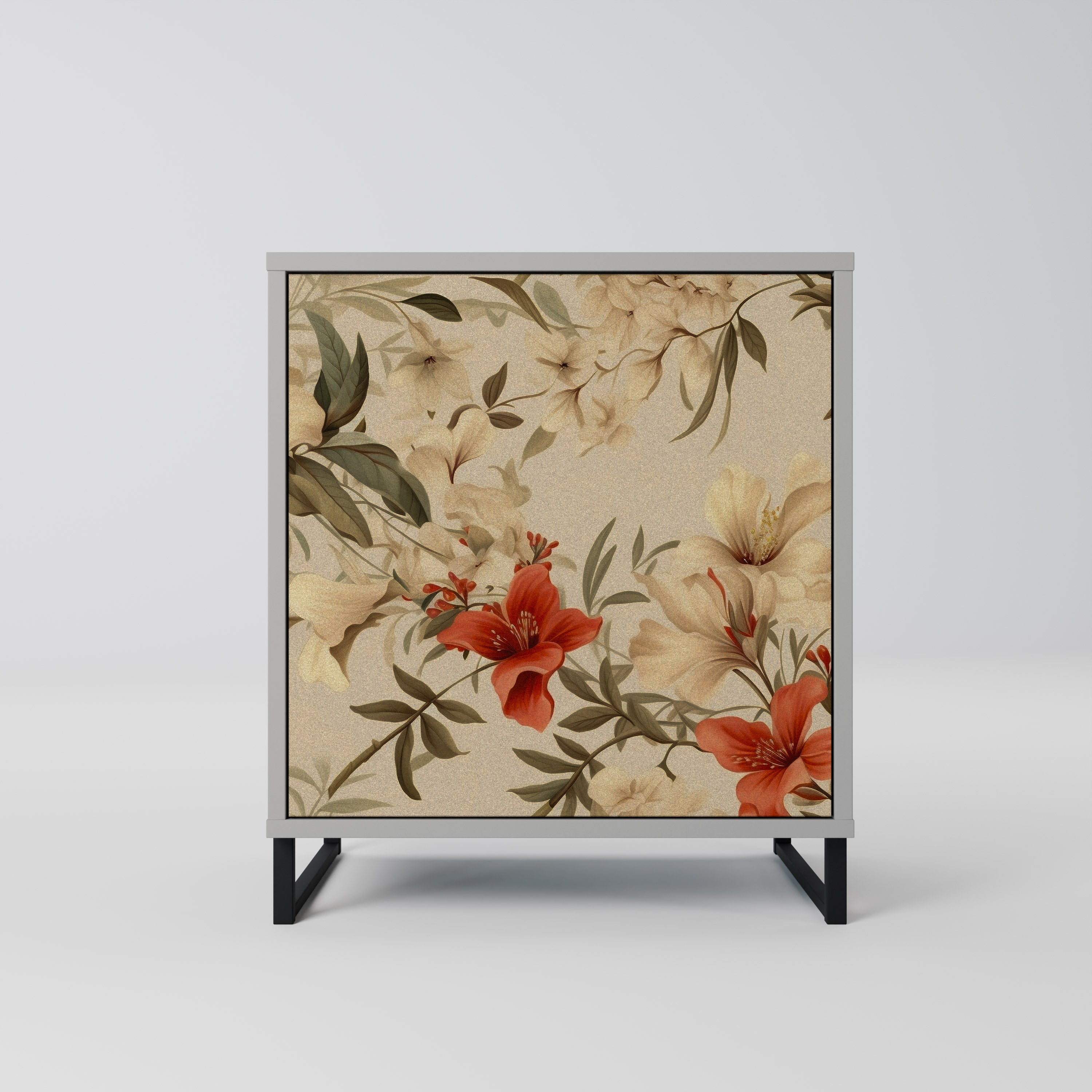 BLOOMING HARMONY Sideboard mit 1 Tür in Grau