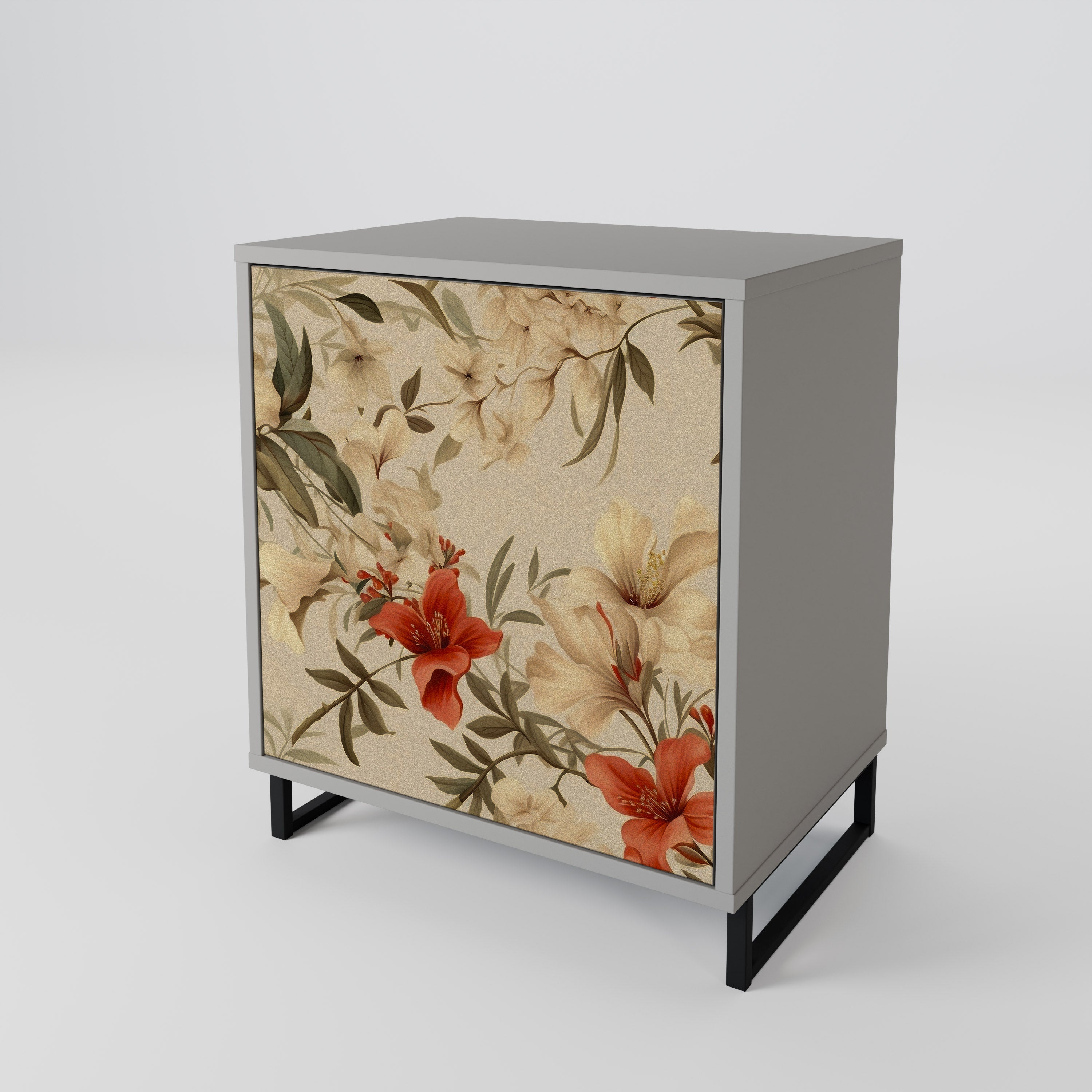 BLOOMING HARMONY Sideboard mit 1 Tür in Grau