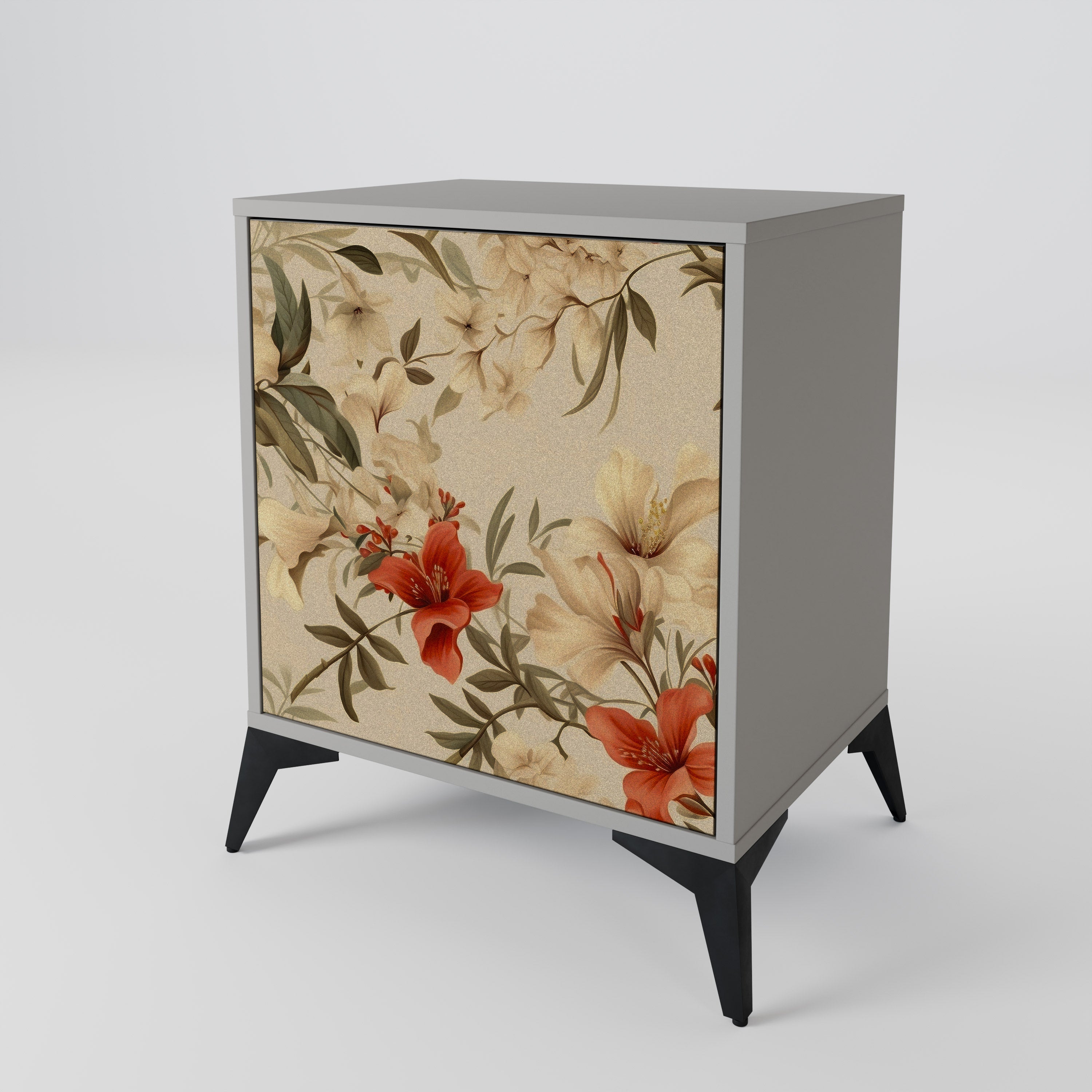 BLOOMING HARMONY Sideboard mit 1 Tür in Grau