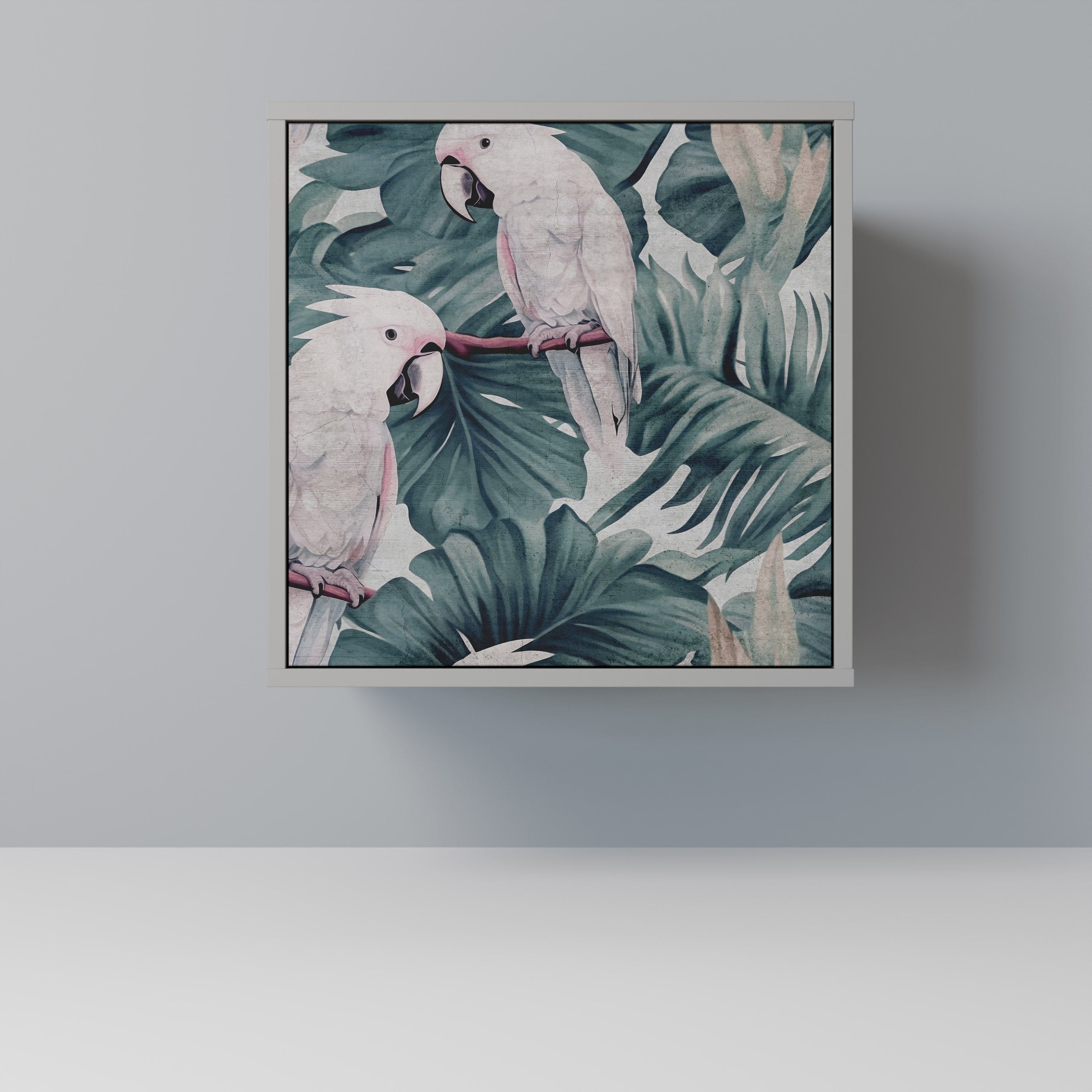 POPINJAY LOOK Sideboard mit 1 Tür in Grau