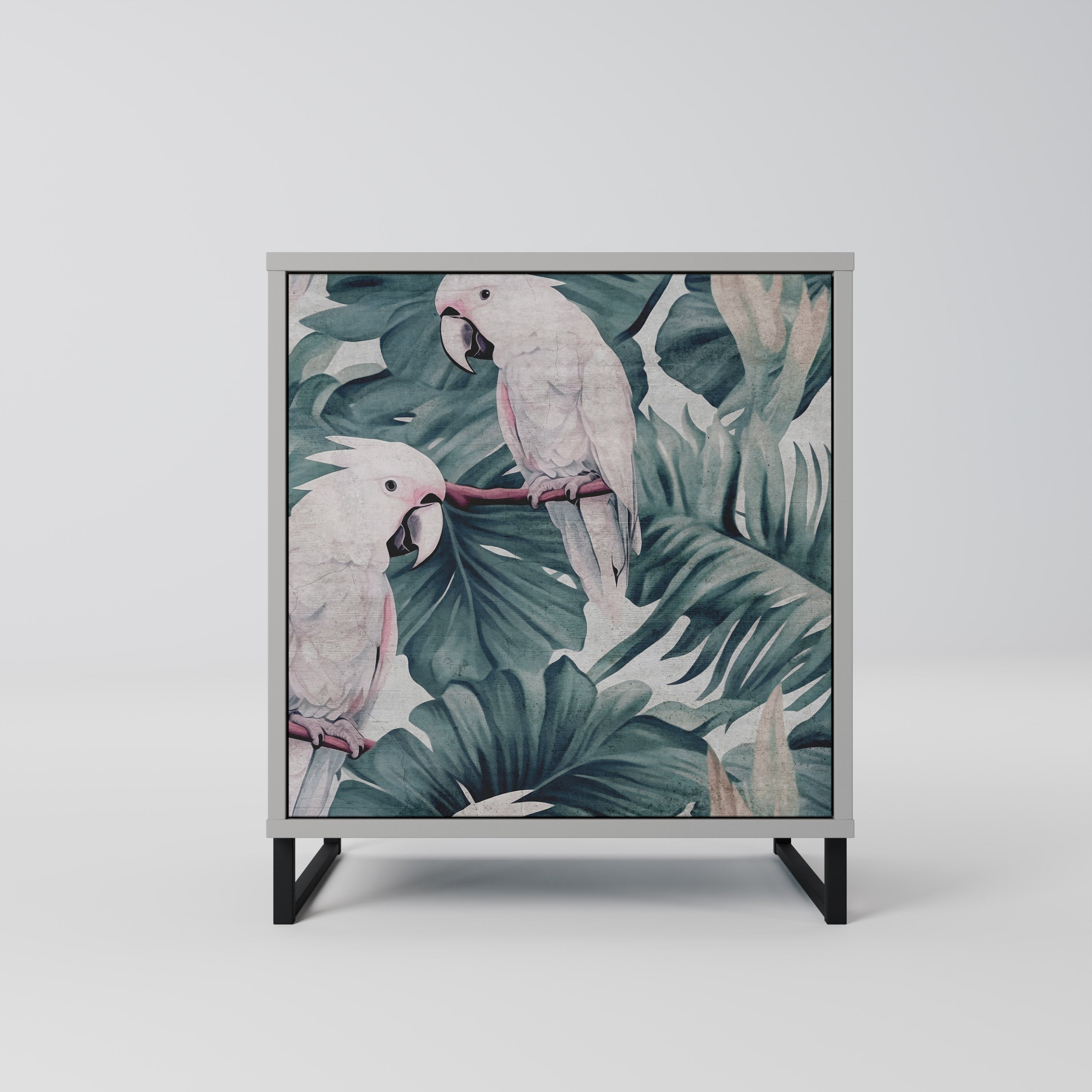 POPINJAY LOOK Sideboard mit 1 Tür in Grau