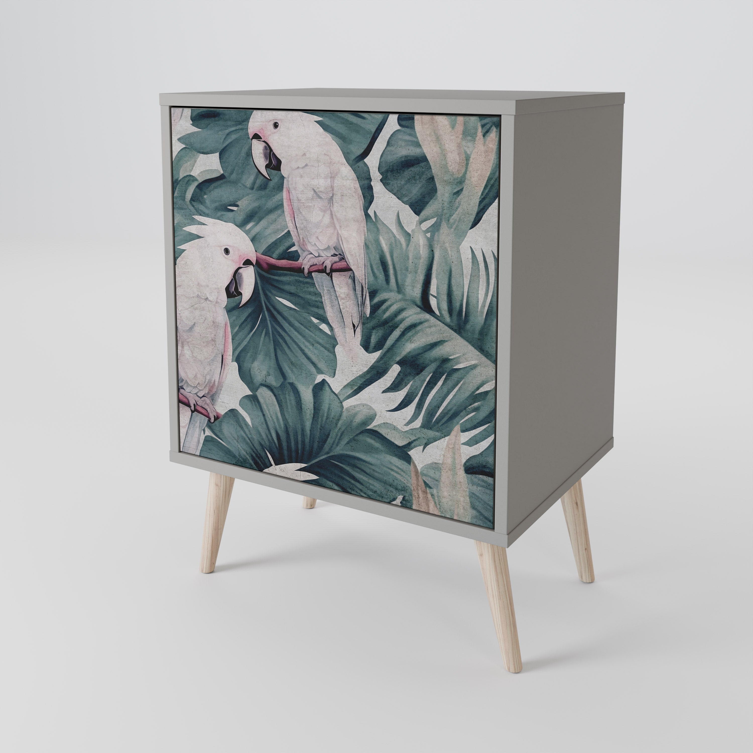 POPINJAY LOOK Sideboard mit 1 Tür in Grau