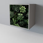 SUCCULENT JUNGLE Sideboard mit 1 Tür in Grau