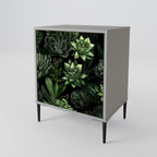 SUCCULENT JUNGLE Sideboard mit 1 Tür in Grau
