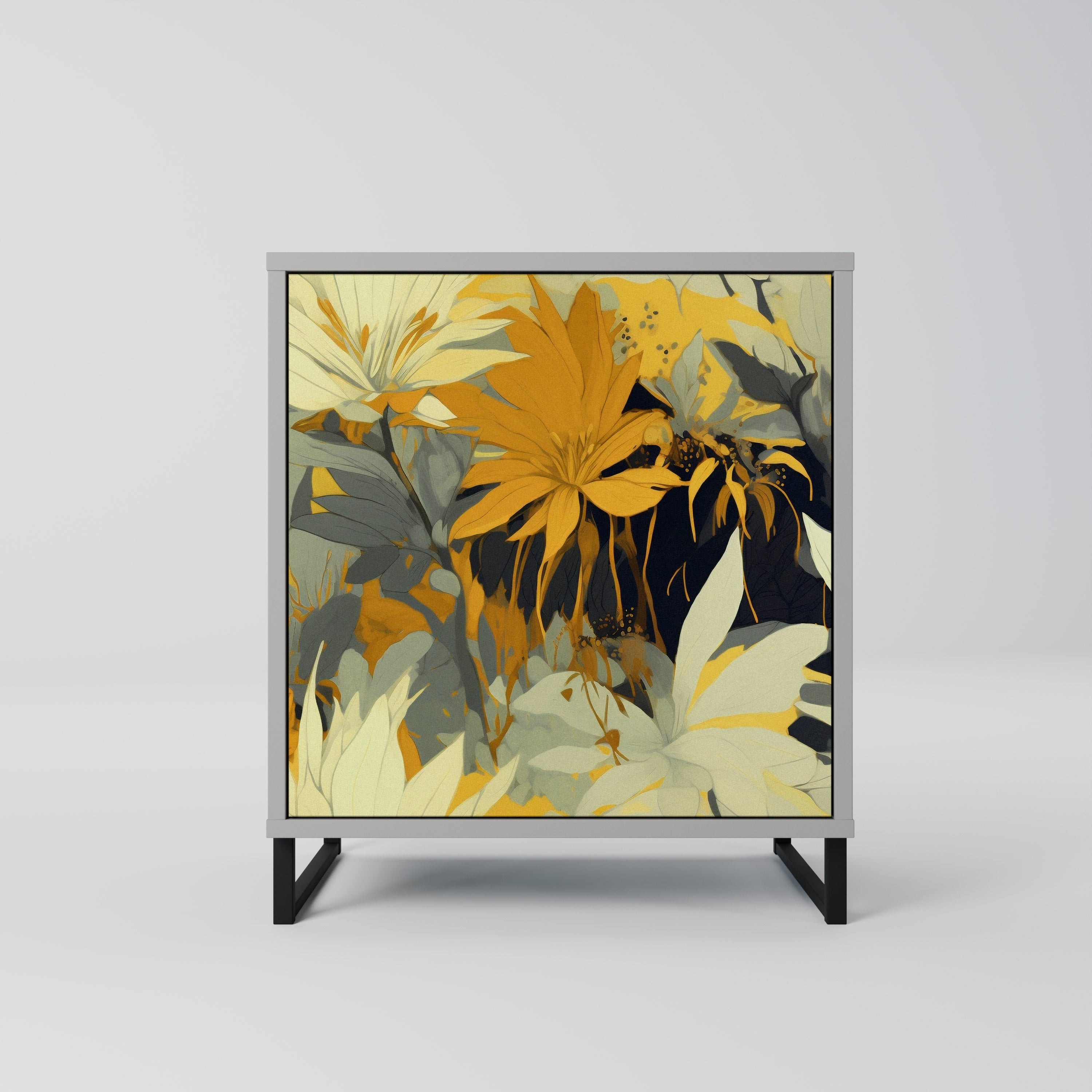 SUNKISSED LILY Sideboard mit 1 Tür in Grau